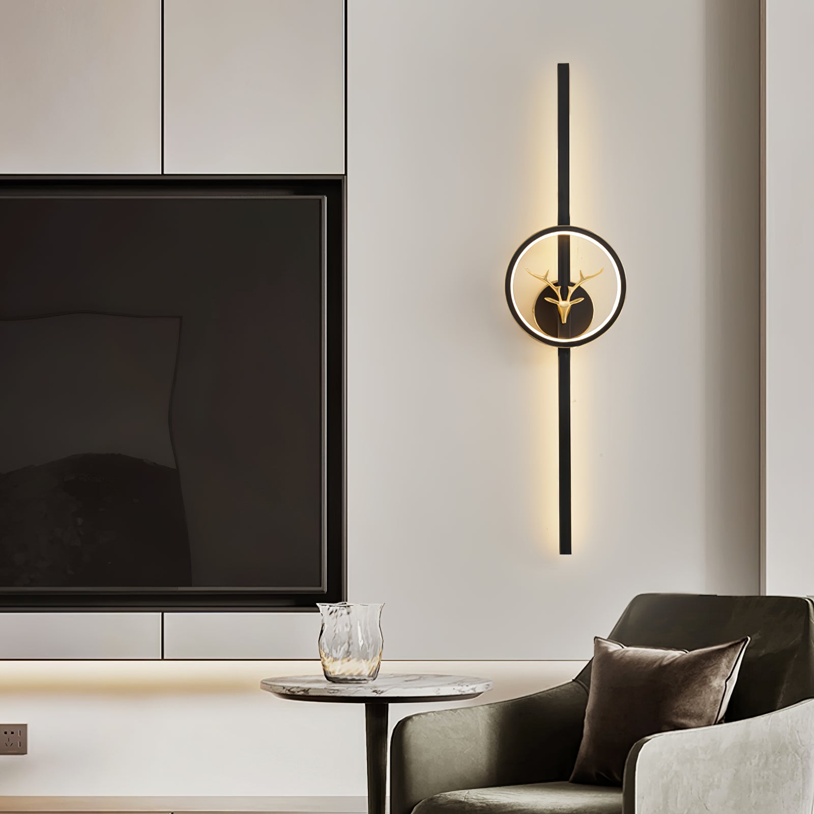 Deer Brass Wall Lamp - Blowlighting