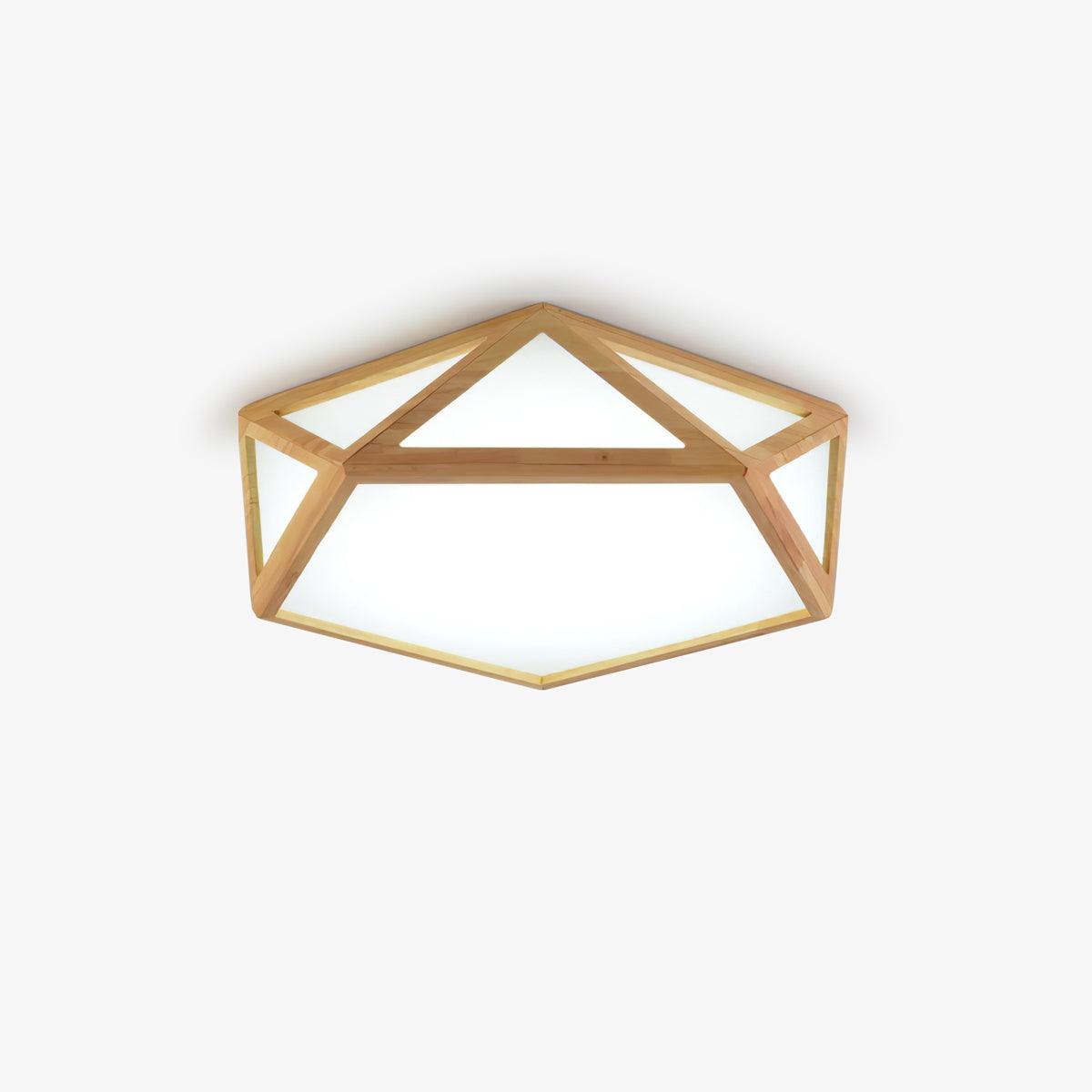 Diamond Wooden Ceiling Lamp - Blowlighting