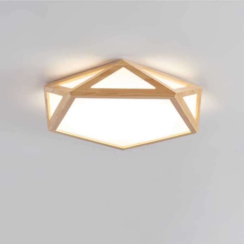 Diamond Wooden Ceiling Lamp - Blowlighting
