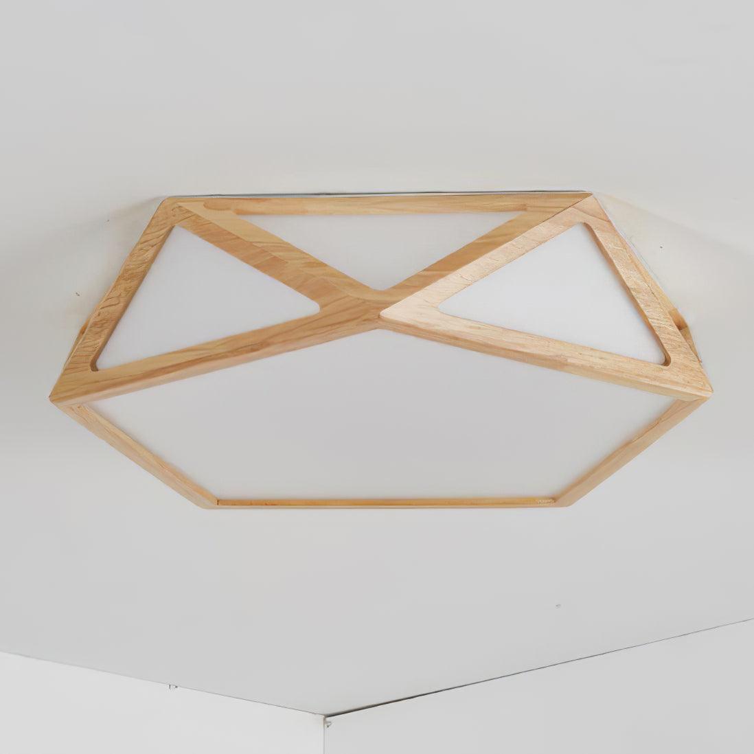 Diamond Wooden Ceiling Lamp - Blowlighting