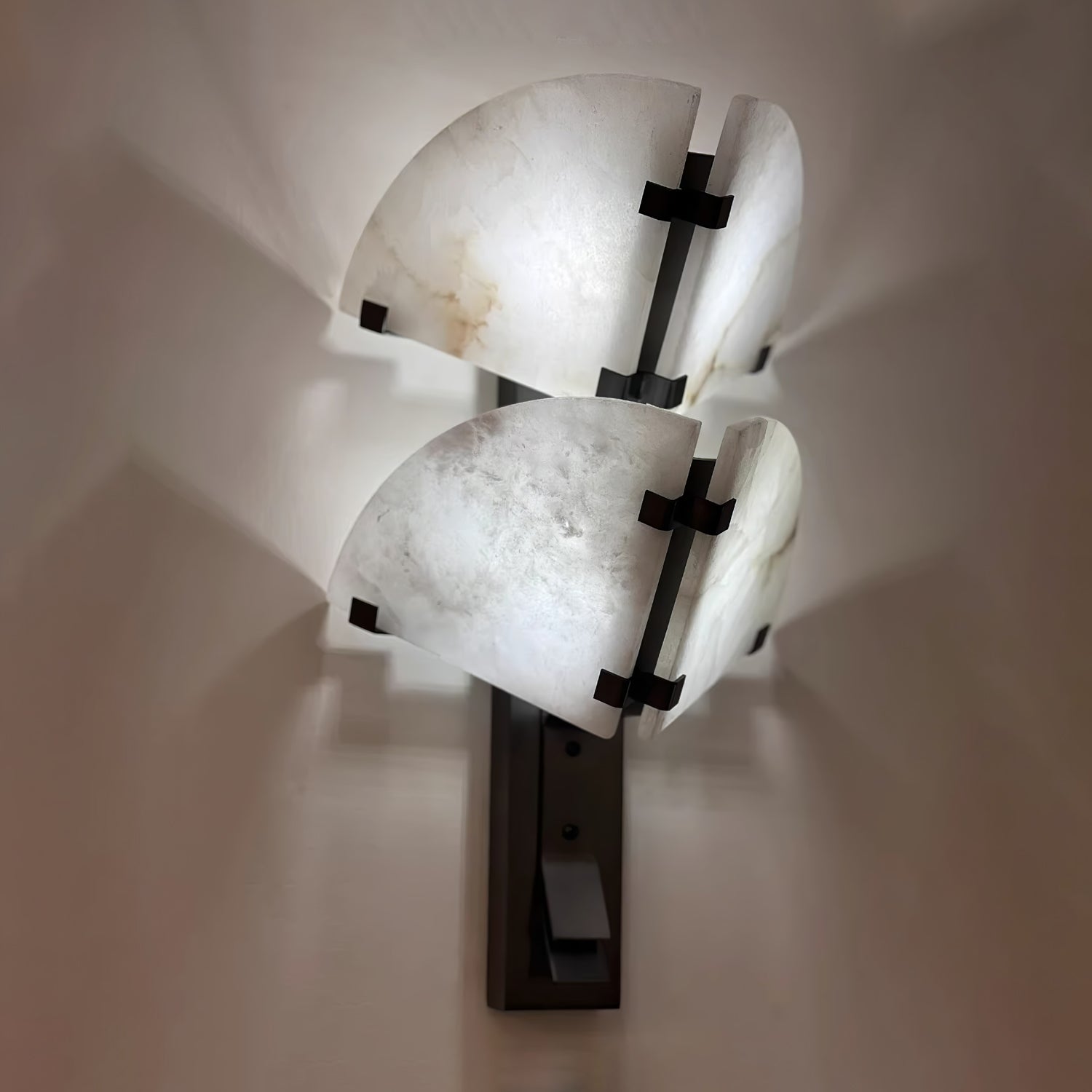 Selesta Modern Alabaster Wall Light - Blowlighting