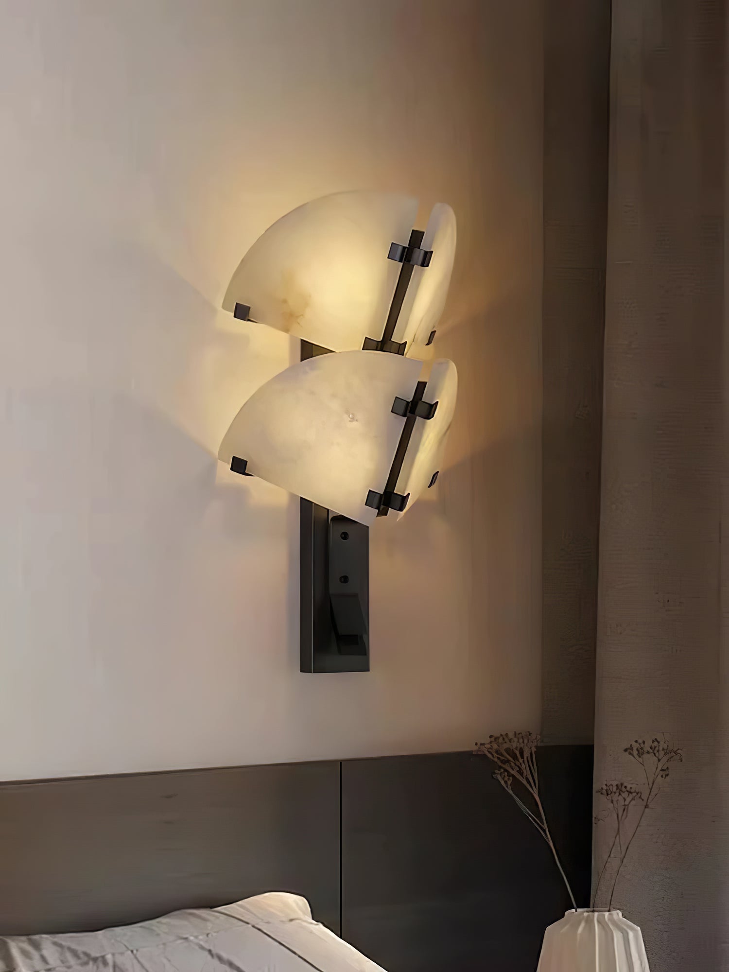 Selesta Modern Alabaster Wall Light - Blowlighting