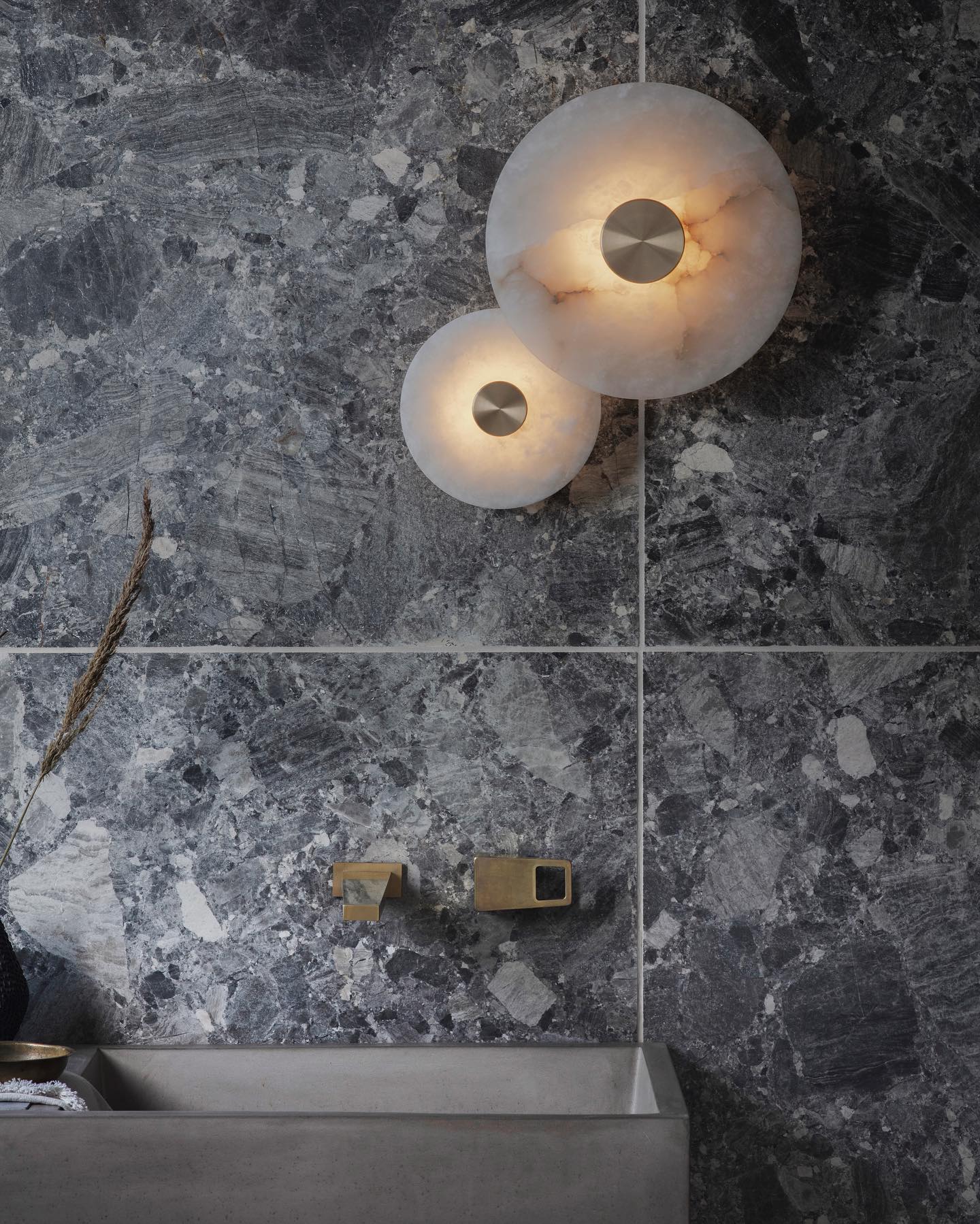 Selina Minimalist Alabaster Ceiling Light - Blowlighting