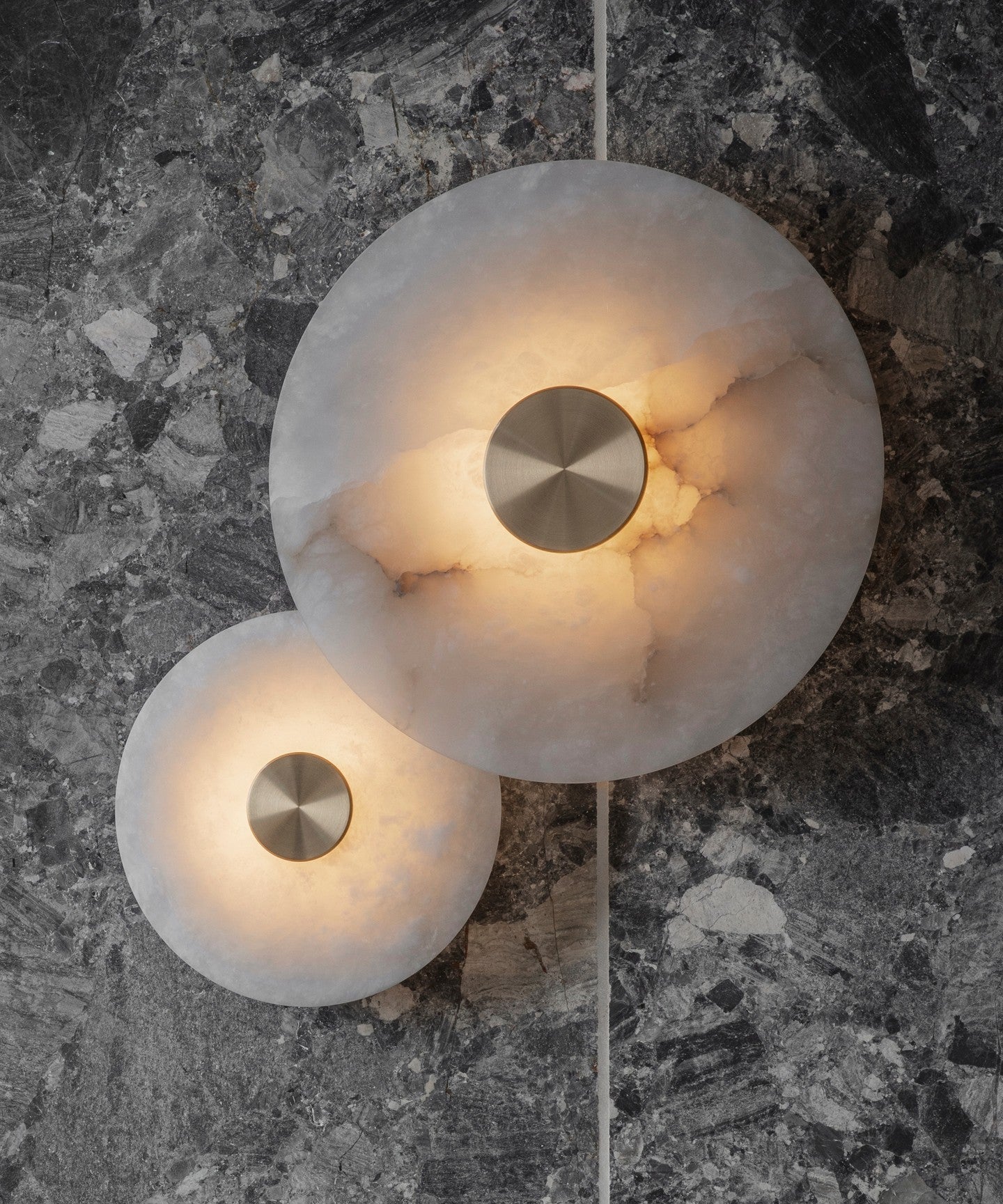Selina Minimalist Alabaster Ceiling Light - Blowlighting