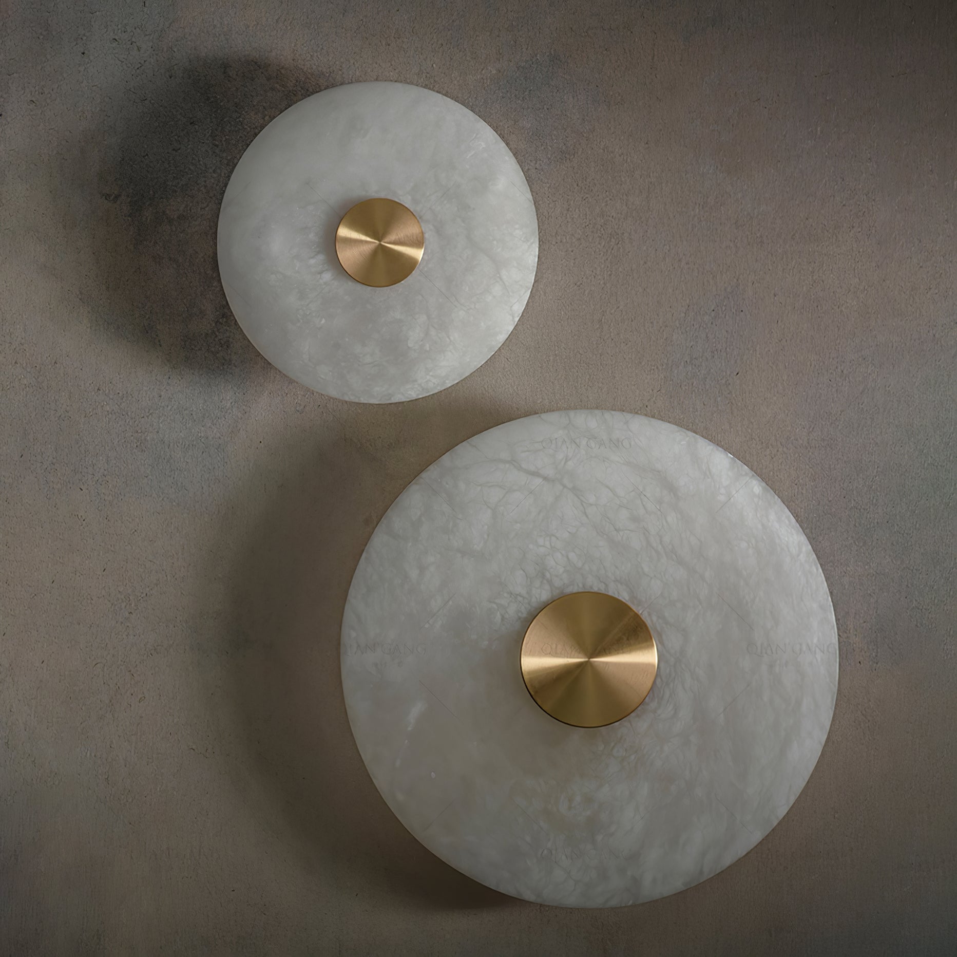 Selina Minimalist Alabaster Ceiling Light - Blowlighting