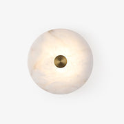 Selina Minimalist Alabaster Ceiling Light - Blowlighting