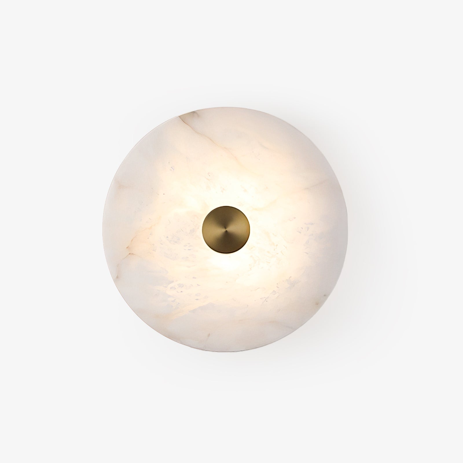 Selina Minimalist Alabaster Ceiling Light - Blowlighting