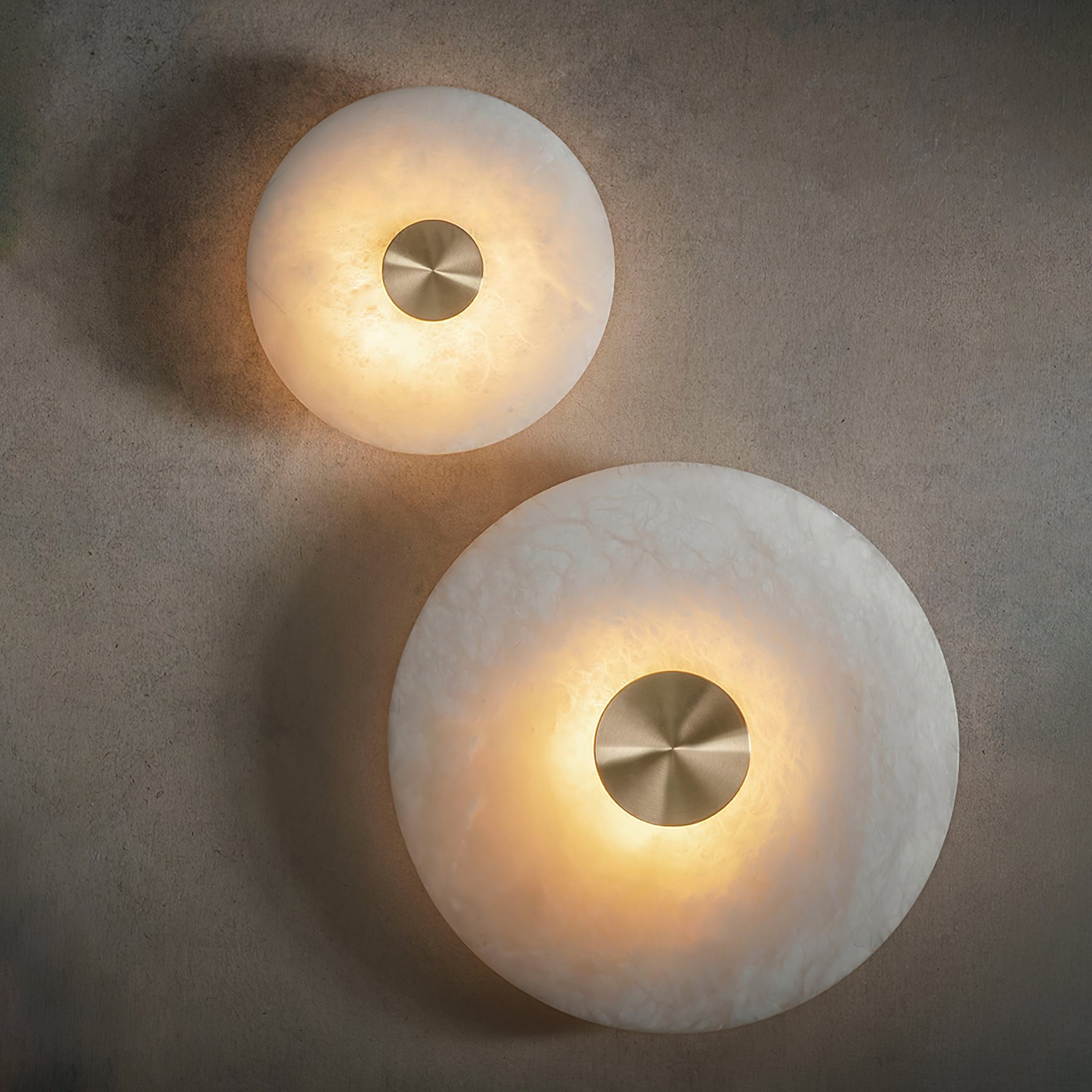 Selina Minimalist Alabaster Ceiling Light - Blowlighting