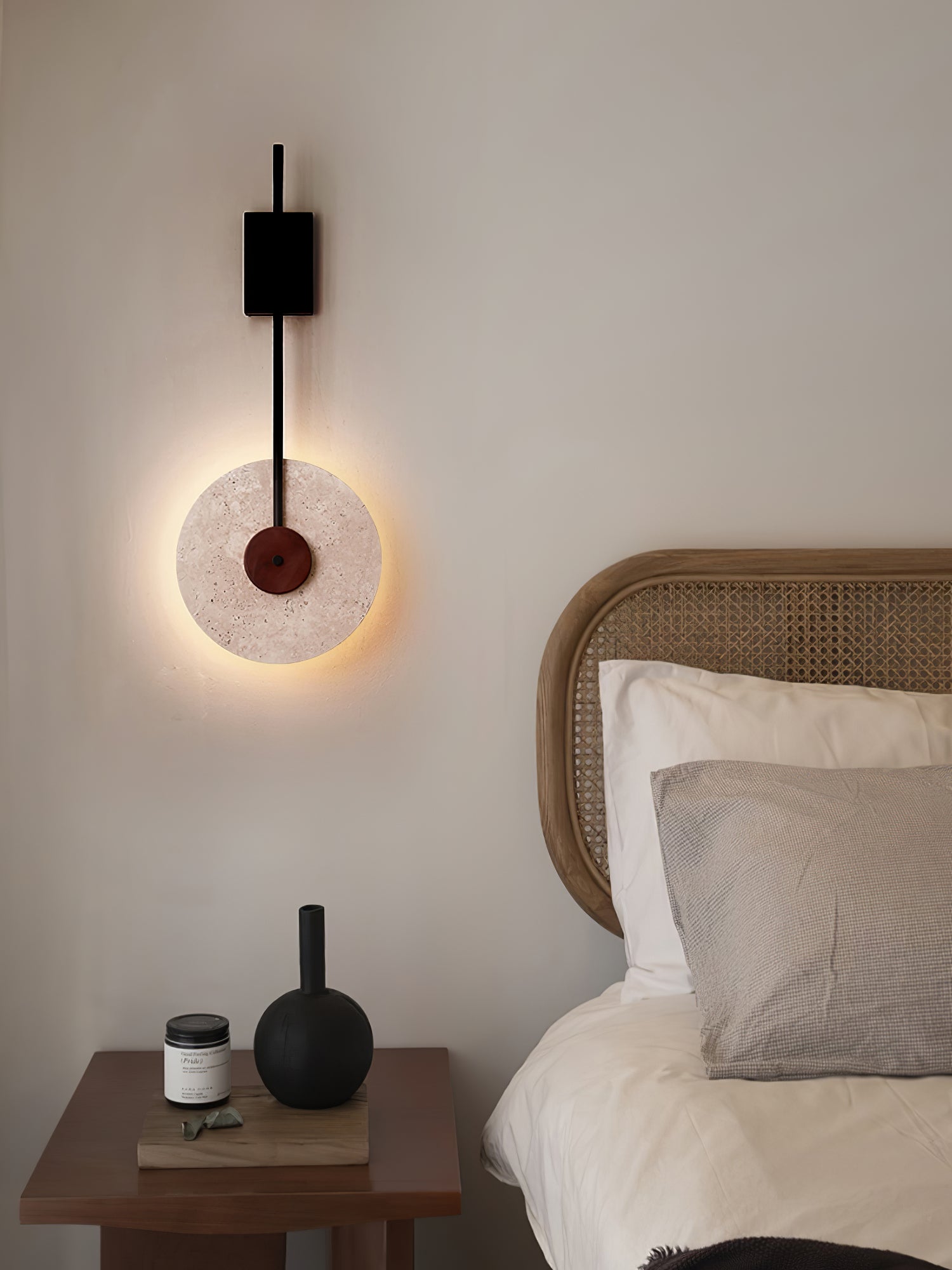 Elysia Travertine Wall Light - Blowlighting