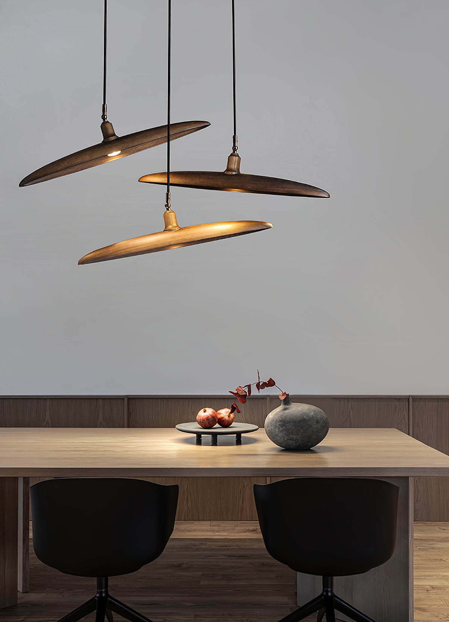 Zelirira Blade Wood Pendant Light - Blowlighting