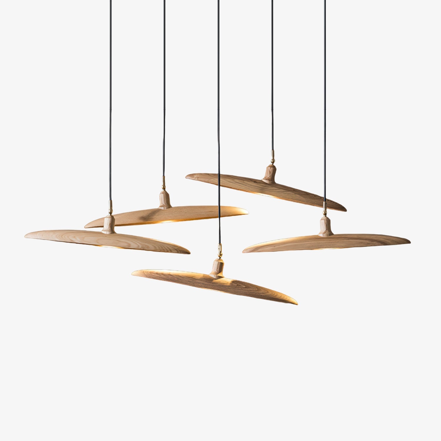 Zelirira Blade Wood Pendant Light - Blowlighting