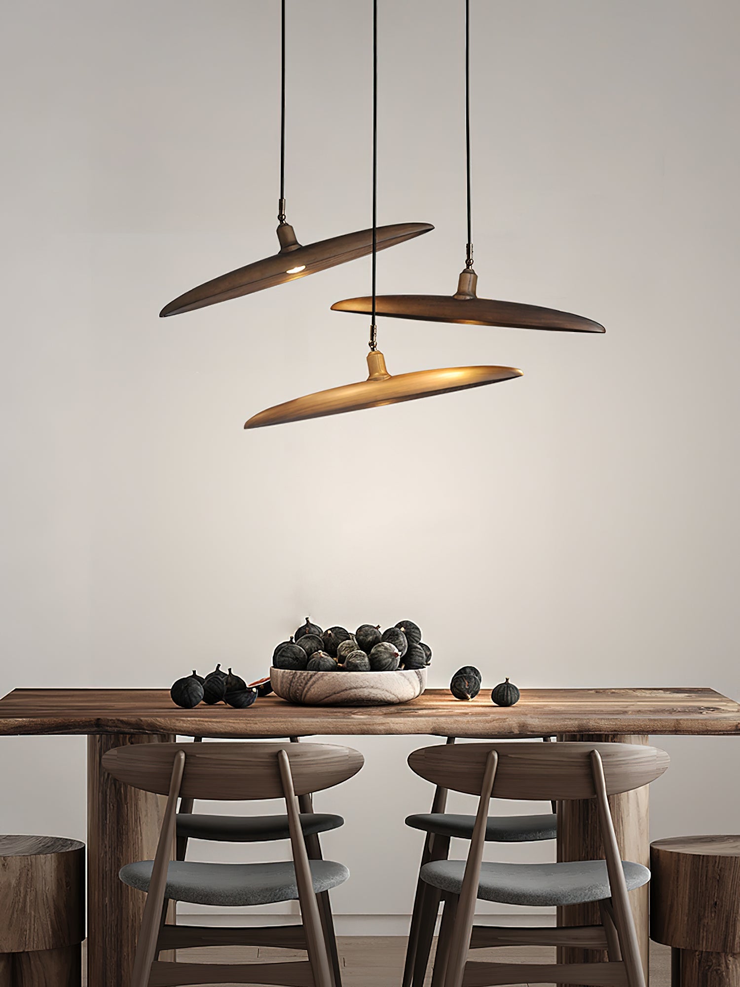 Zelirira Blade Wood Pendant Light - Blowlighting