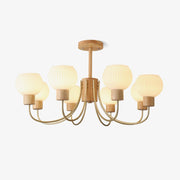 Donnelly Wooden Chandelier - Blowlighting