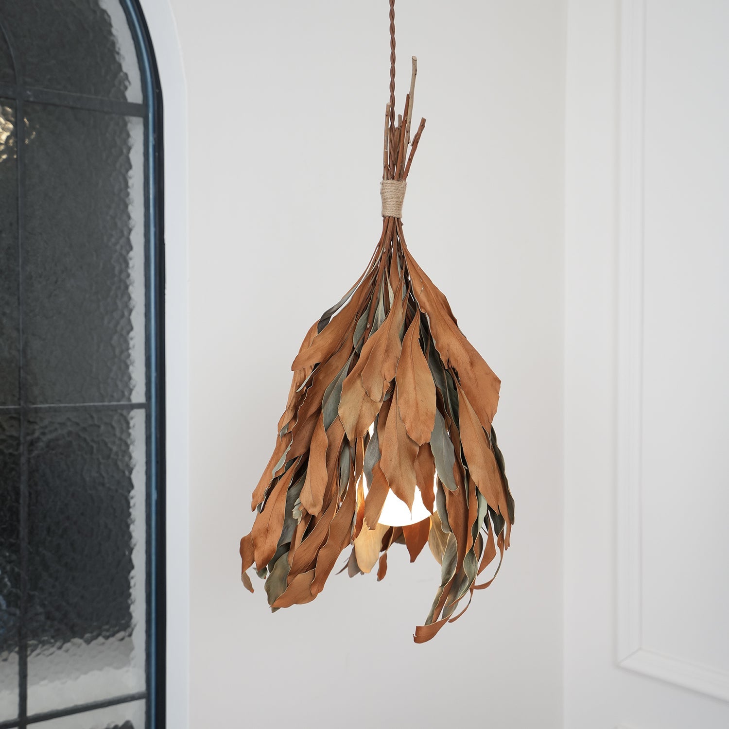 Dried Branch Leaf Pendant Lamp - Blowlighting