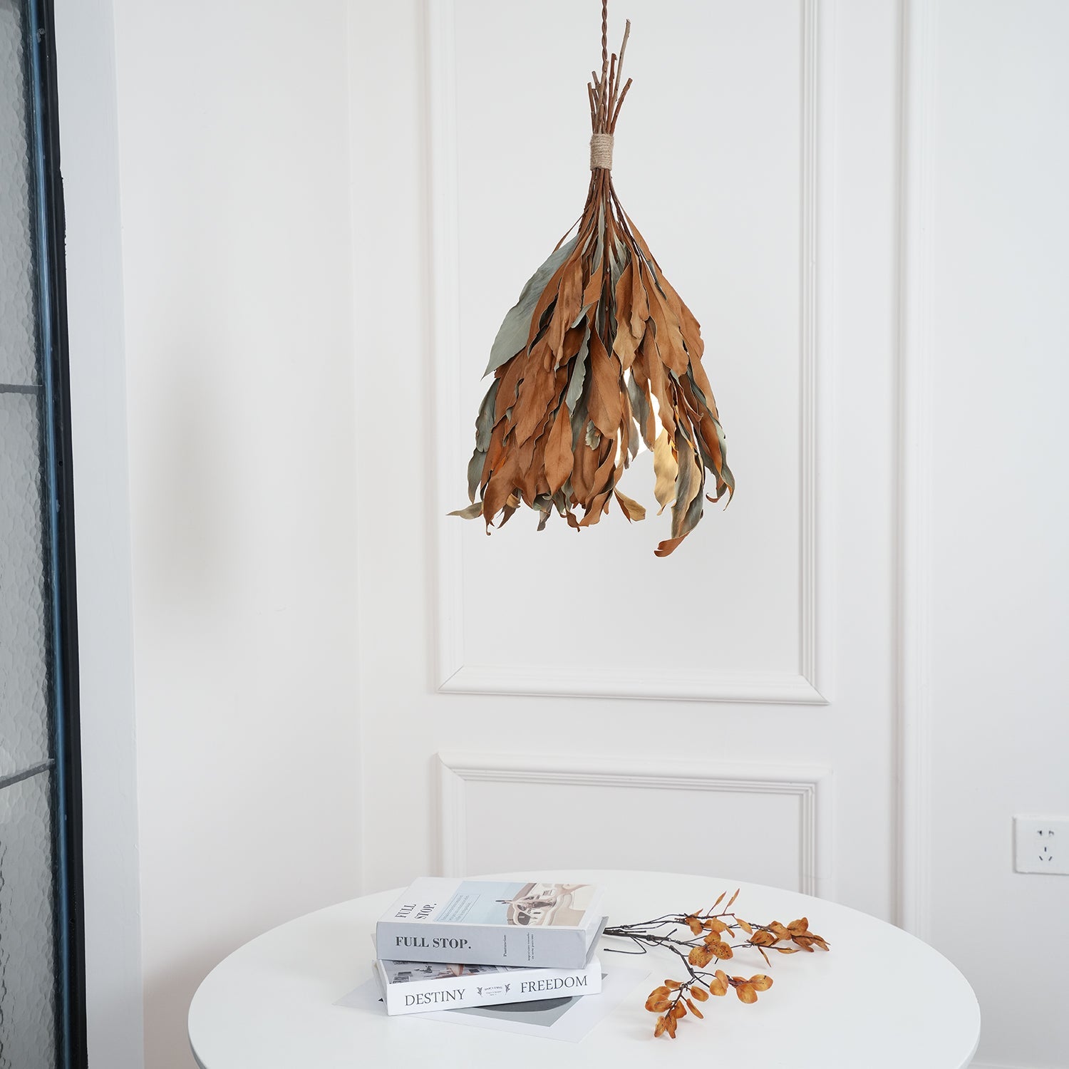 Dried Branch Leaf Pendant Lamp - Blowlighting