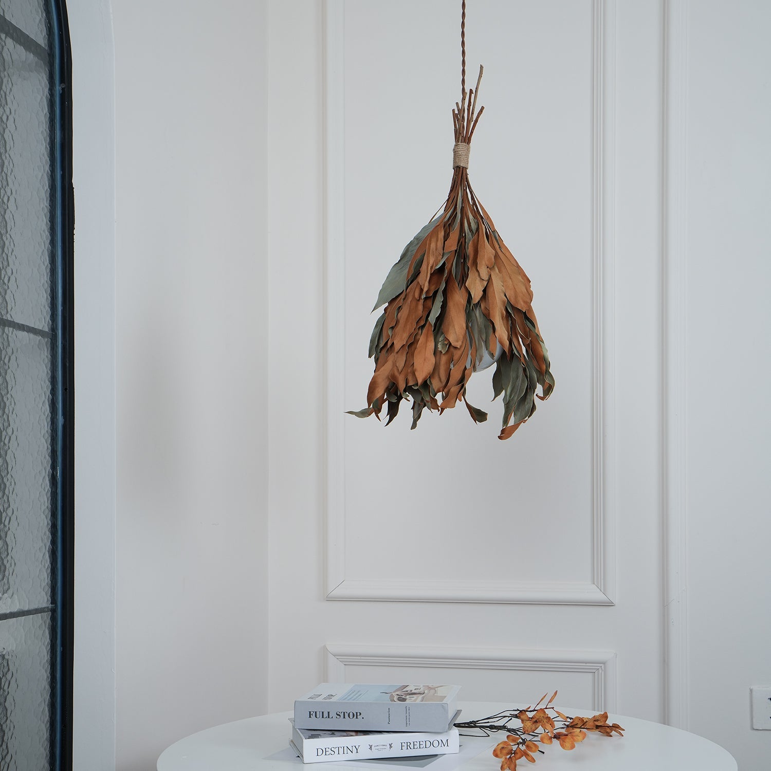 Dried Branch Leaf Pendant Lamp - Blowlighting