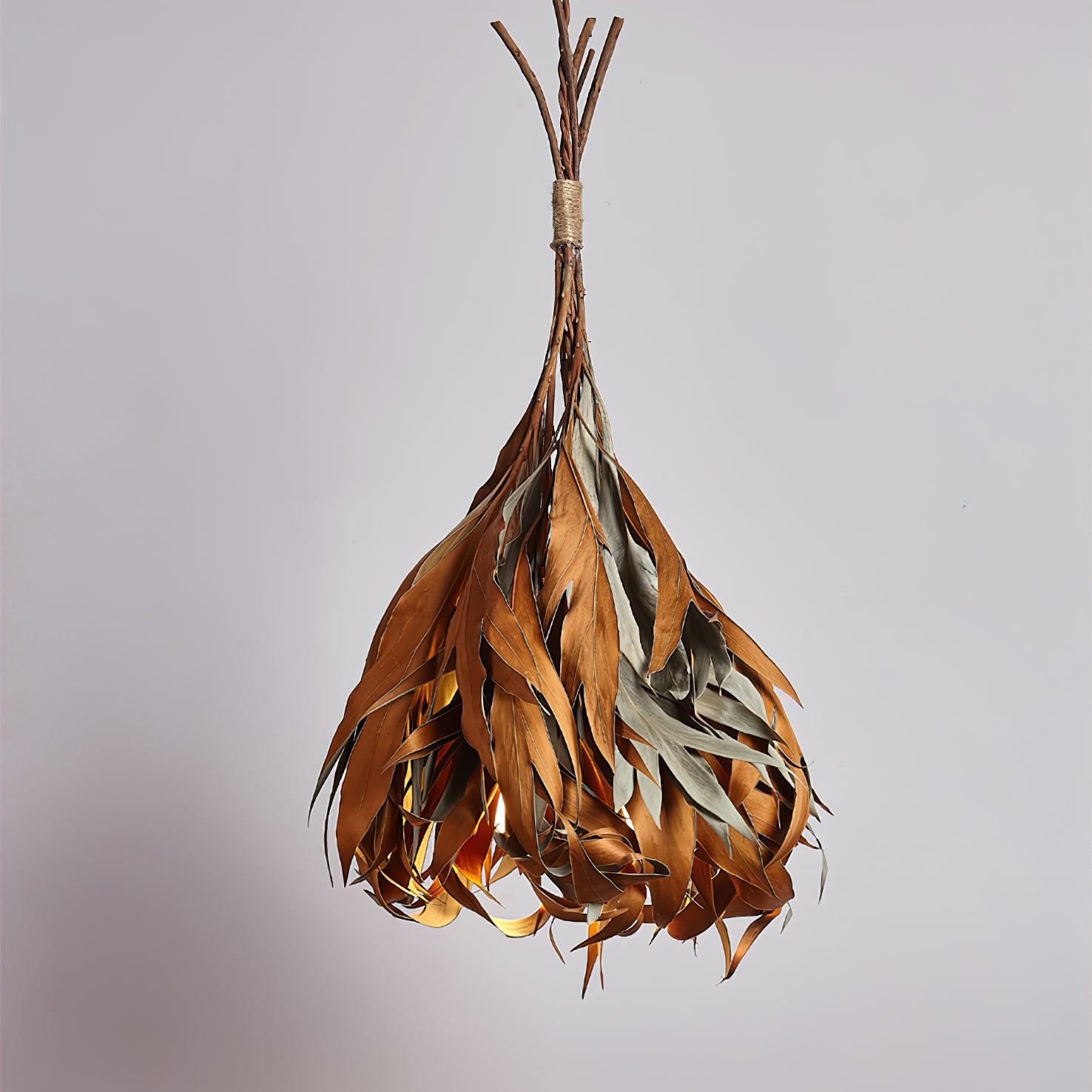 Dried Branch Leaf Pendant Lamp - Blowlighting