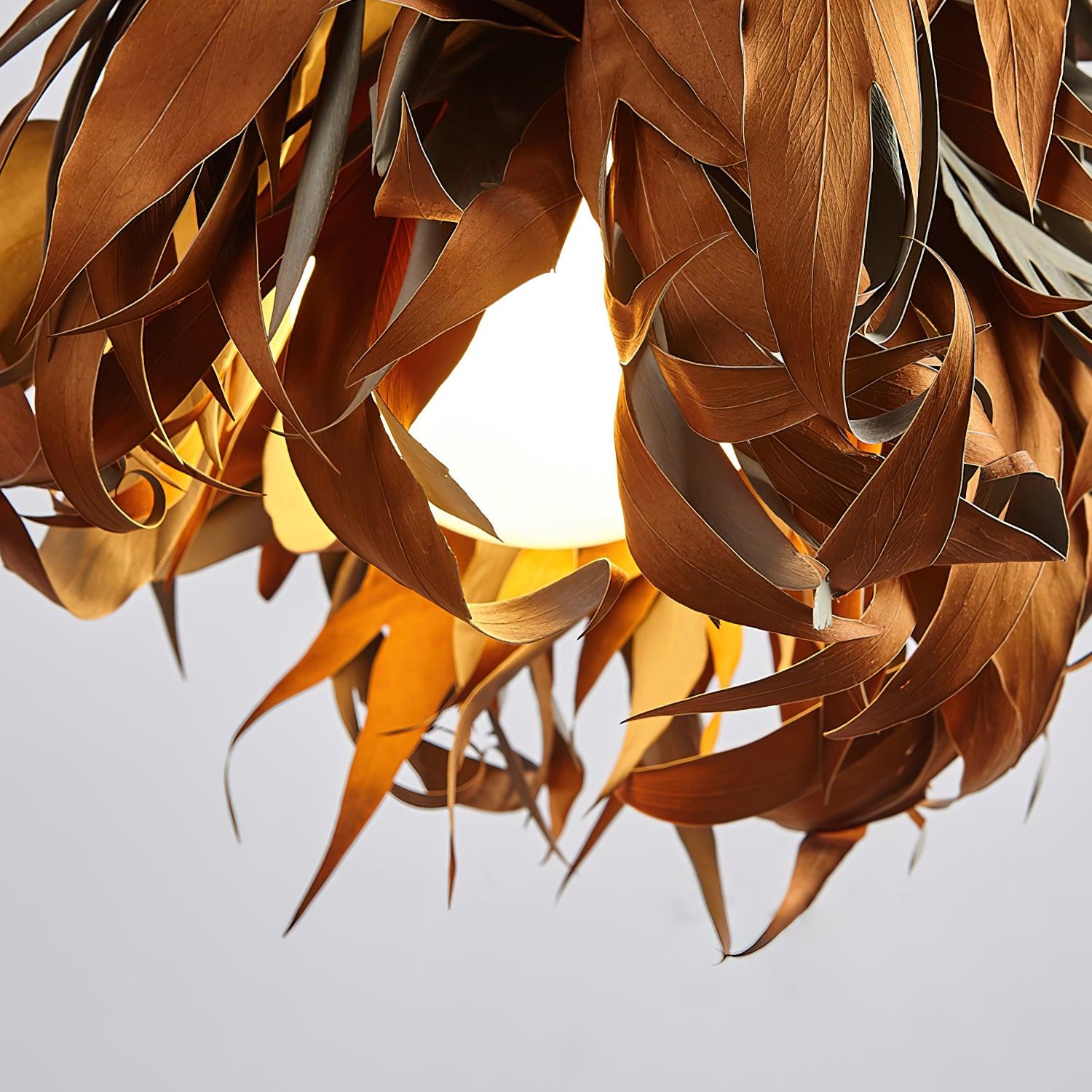 Dried Branch Leaf Pendant Lamp - Blowlighting
