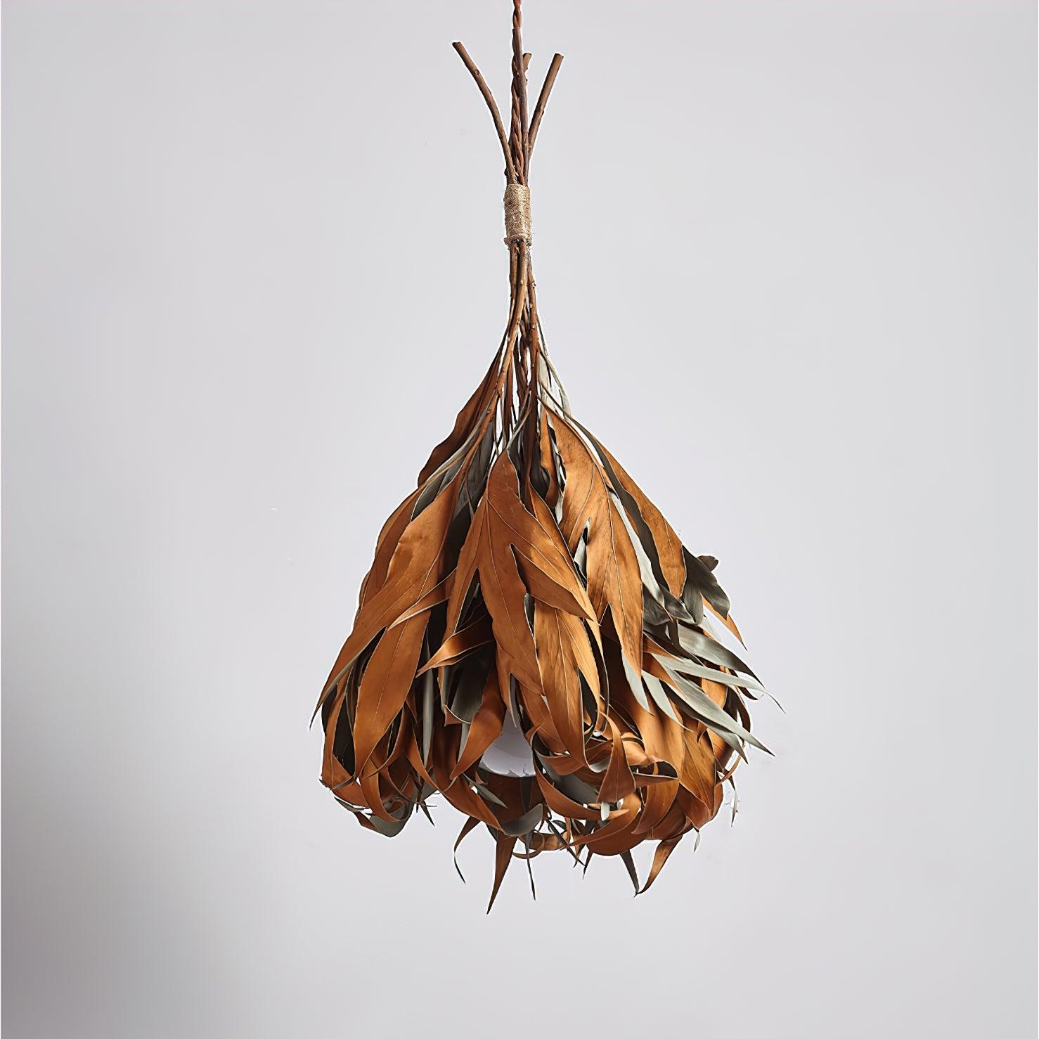 Dried Branch Leaf Pendant Lamp - Blowlighting