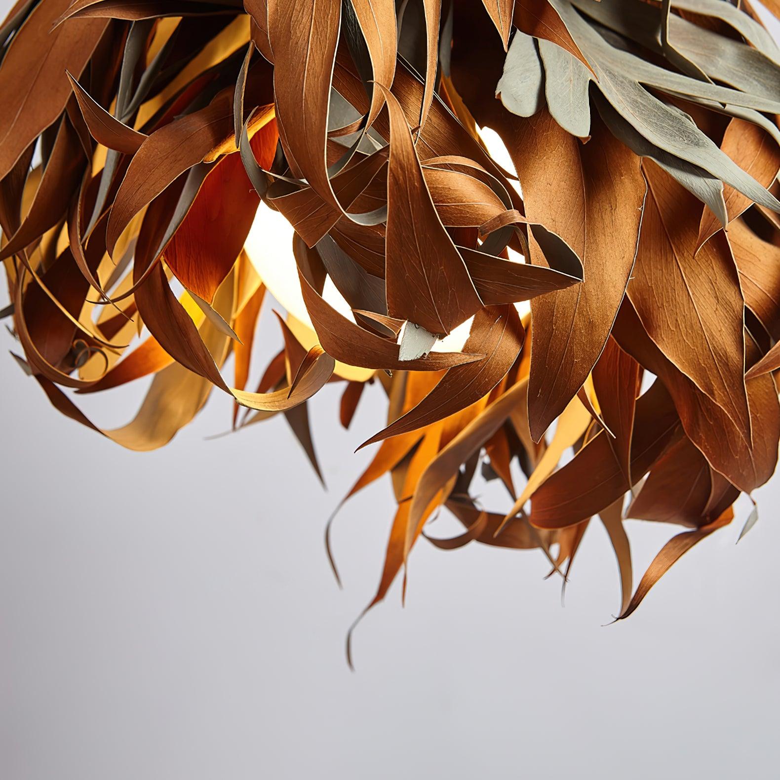 Dried Branch Leaf Pendant Lamp - Blowlighting