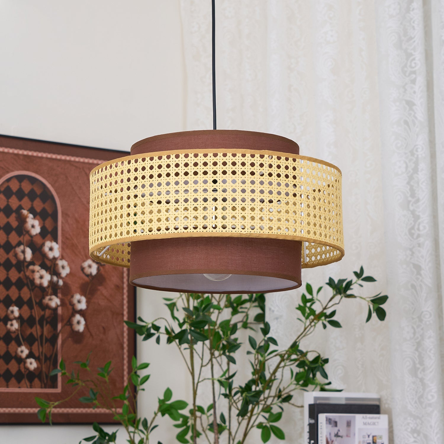 Drum Shade Pendant Light - Blowlighting