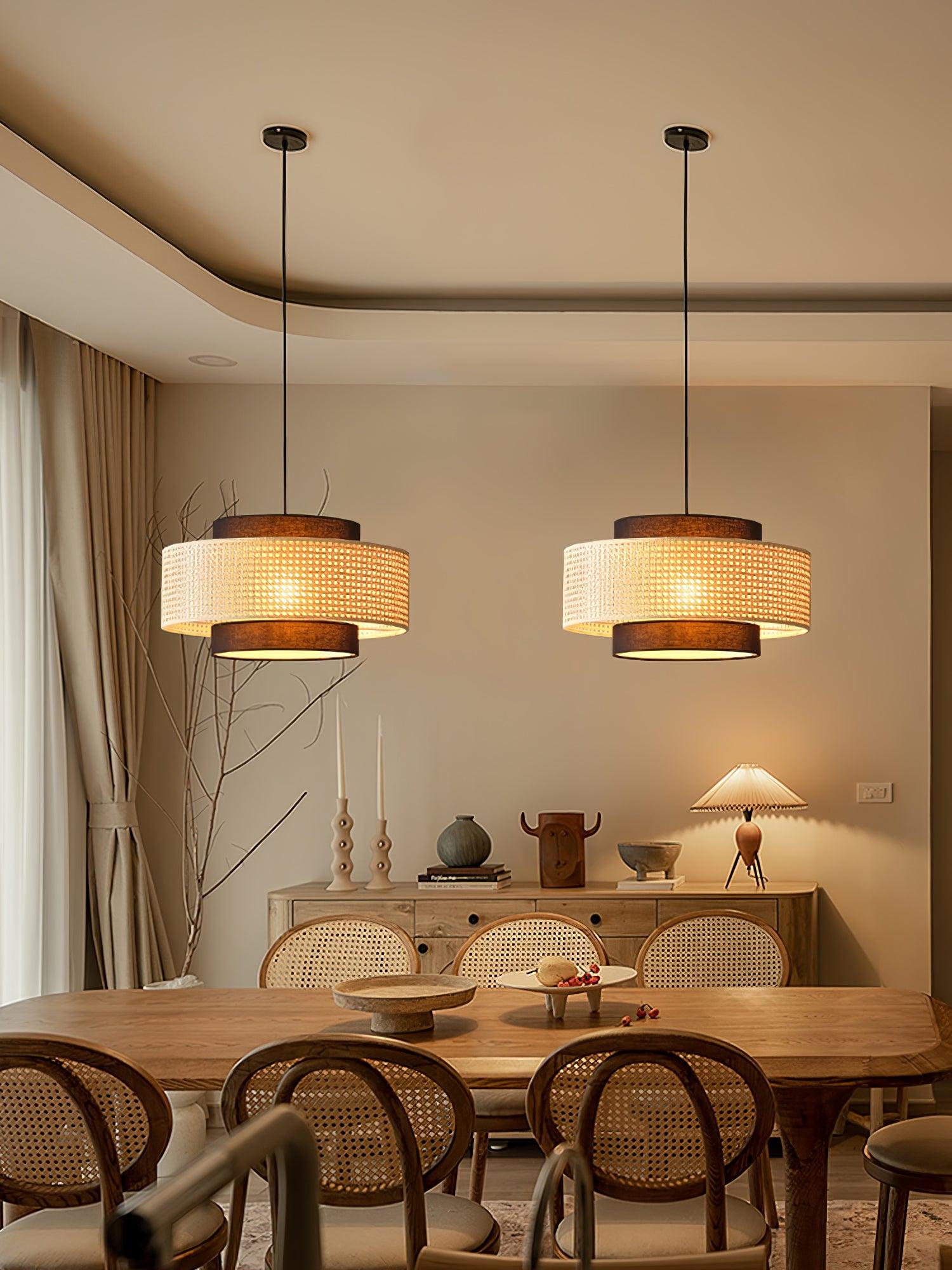 Drum Shade Pendant Light - Blowlighting