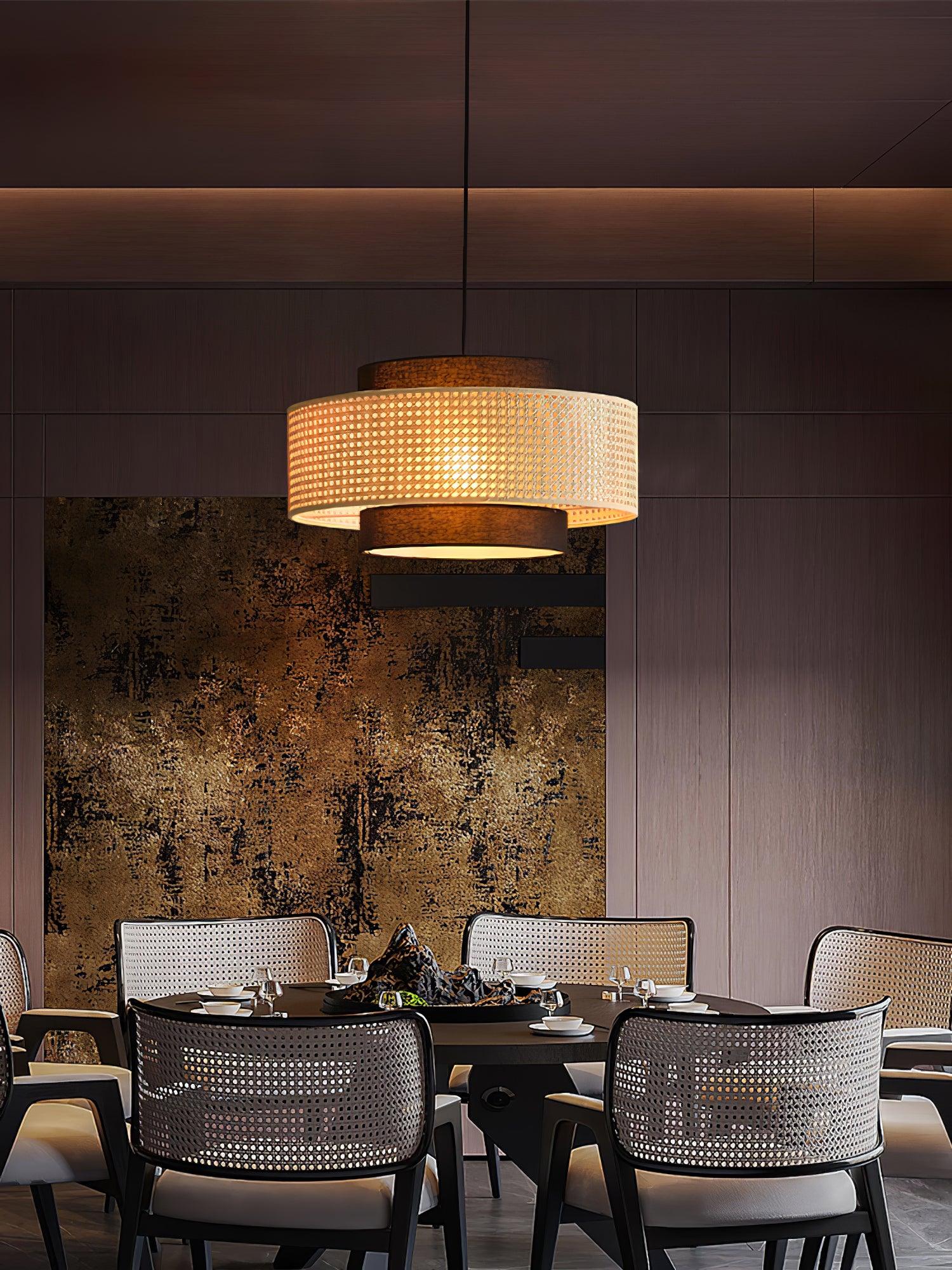 Drum Shade Pendant Light - Blowlighting