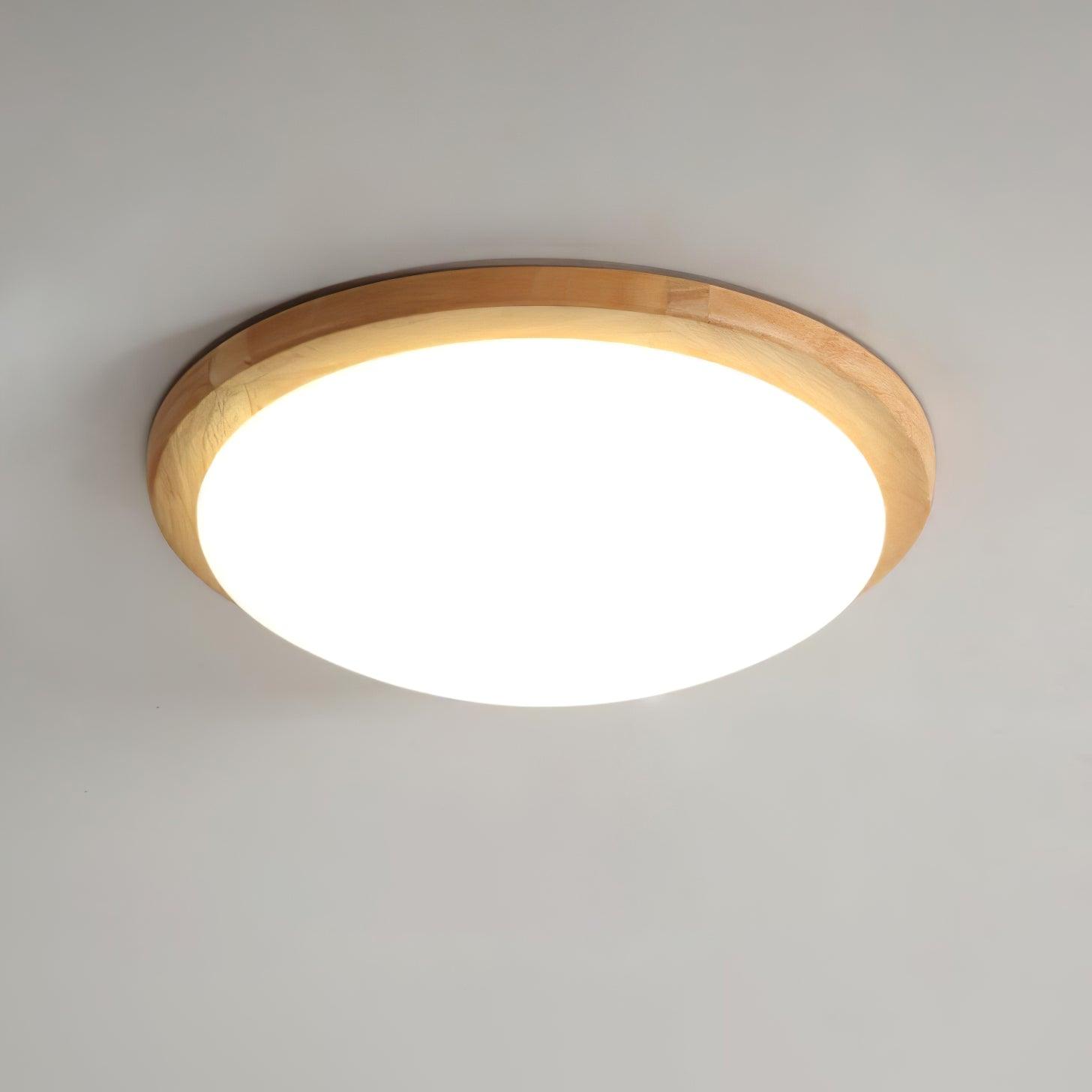 Drum Wood Ceiling Lamp - Blowlighting