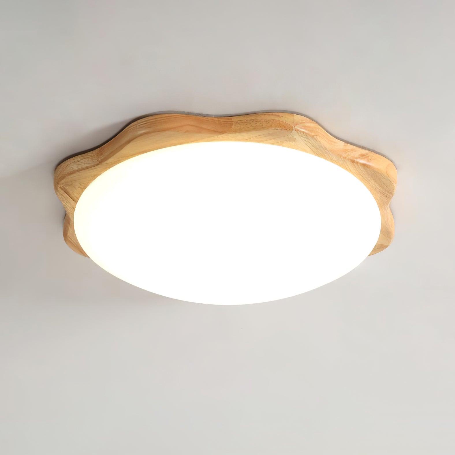Drum Wood Ceiling Lamp - Blowlighting