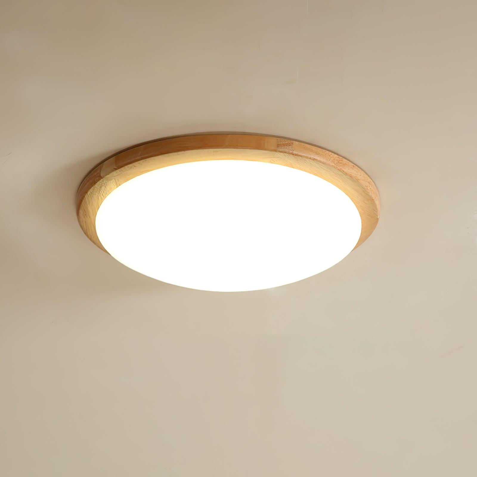 Drum Wood Ceiling Lamp - Blowlighting