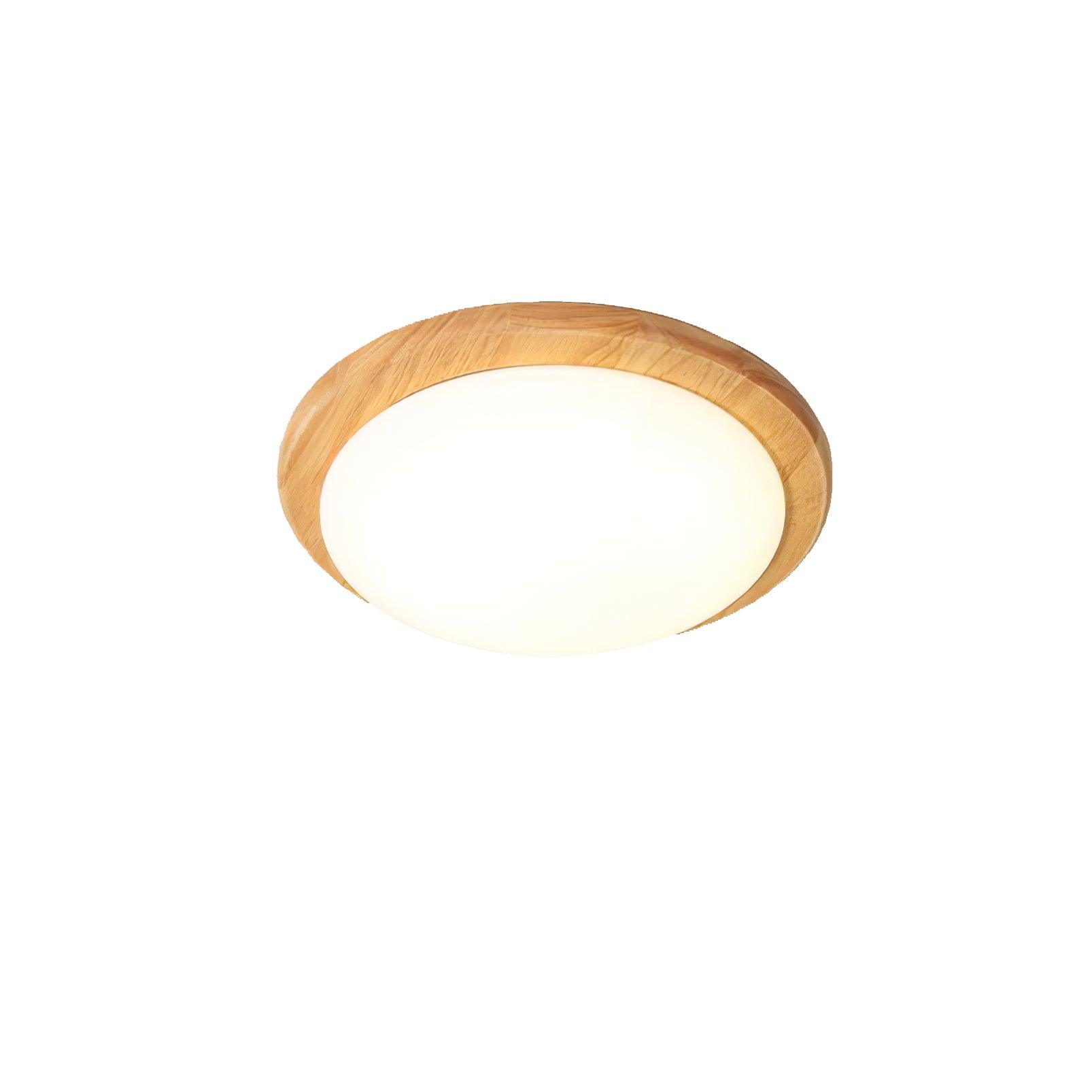 Drum Wood Ceiling Lamp - Blowlighting