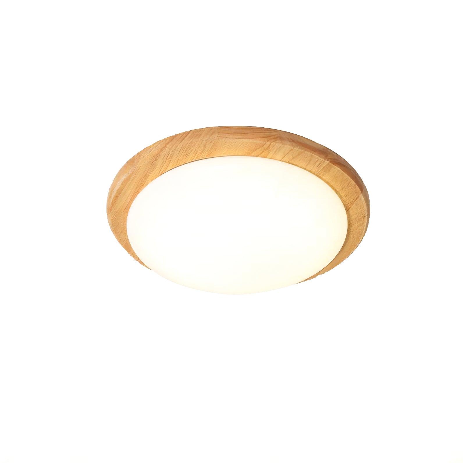Drum Wood Ceiling Lamp - Blowlighting