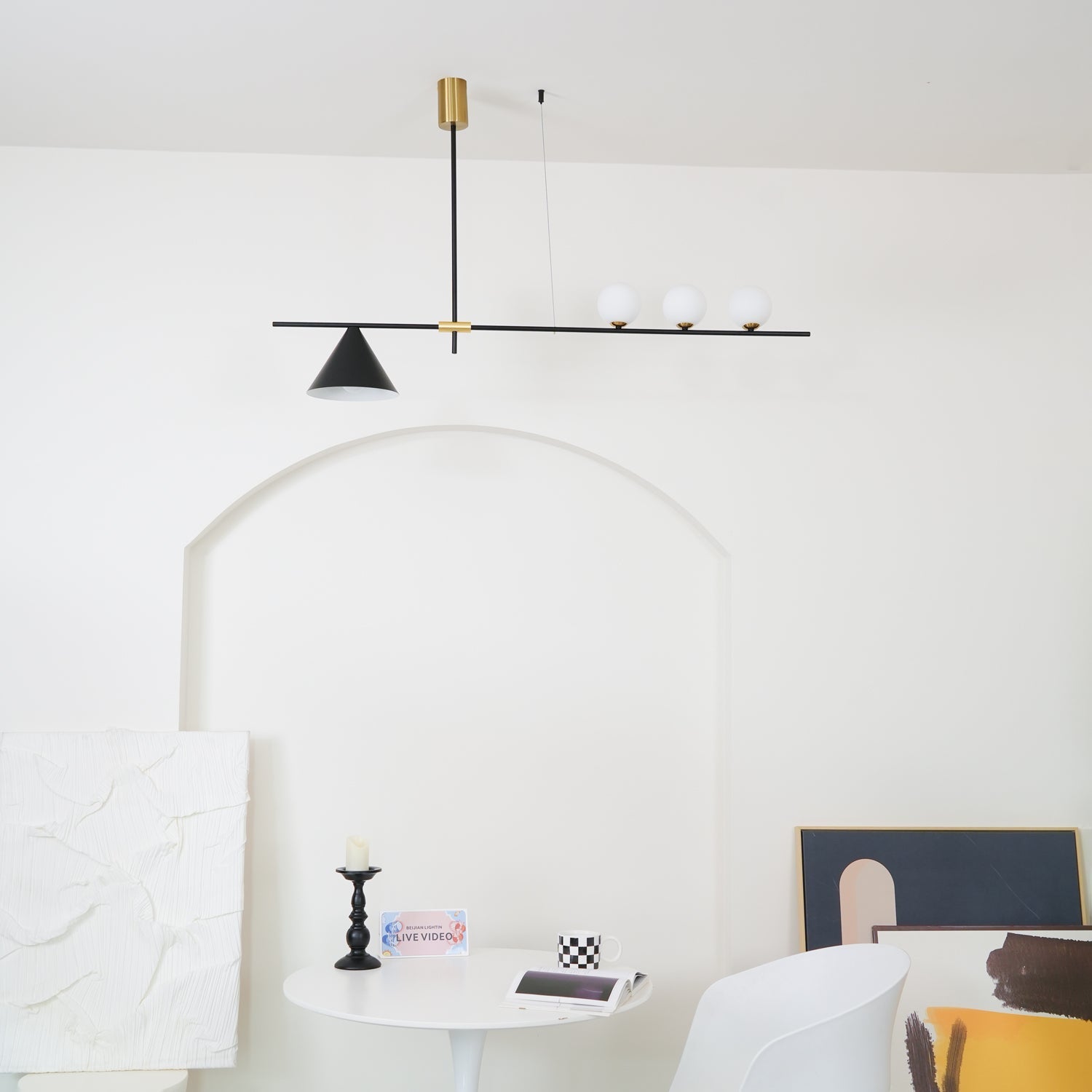 Eclipse Linear Suspension Light - Blowlighting