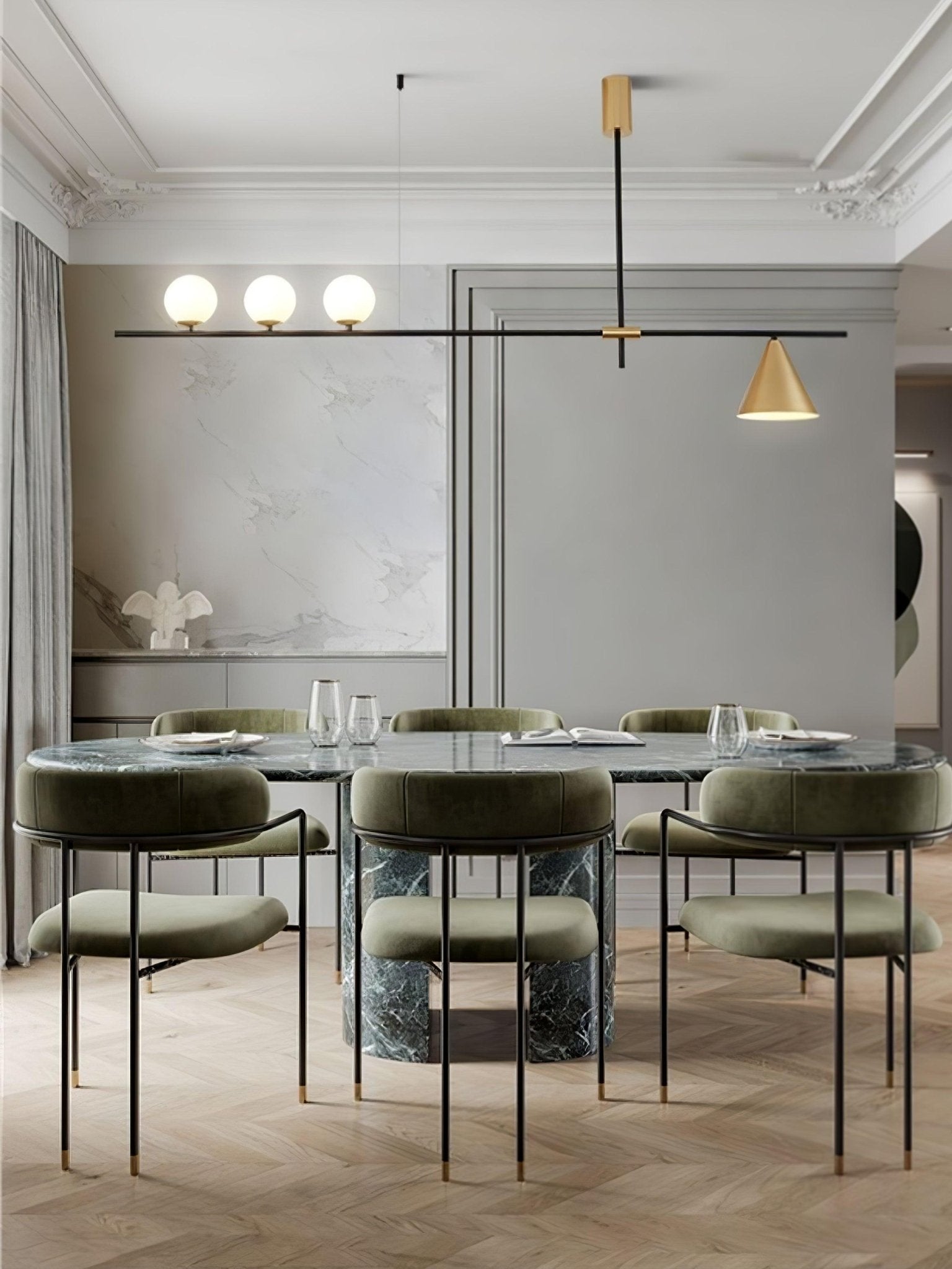 Eclipse Linear Suspension Light - Blowlighting