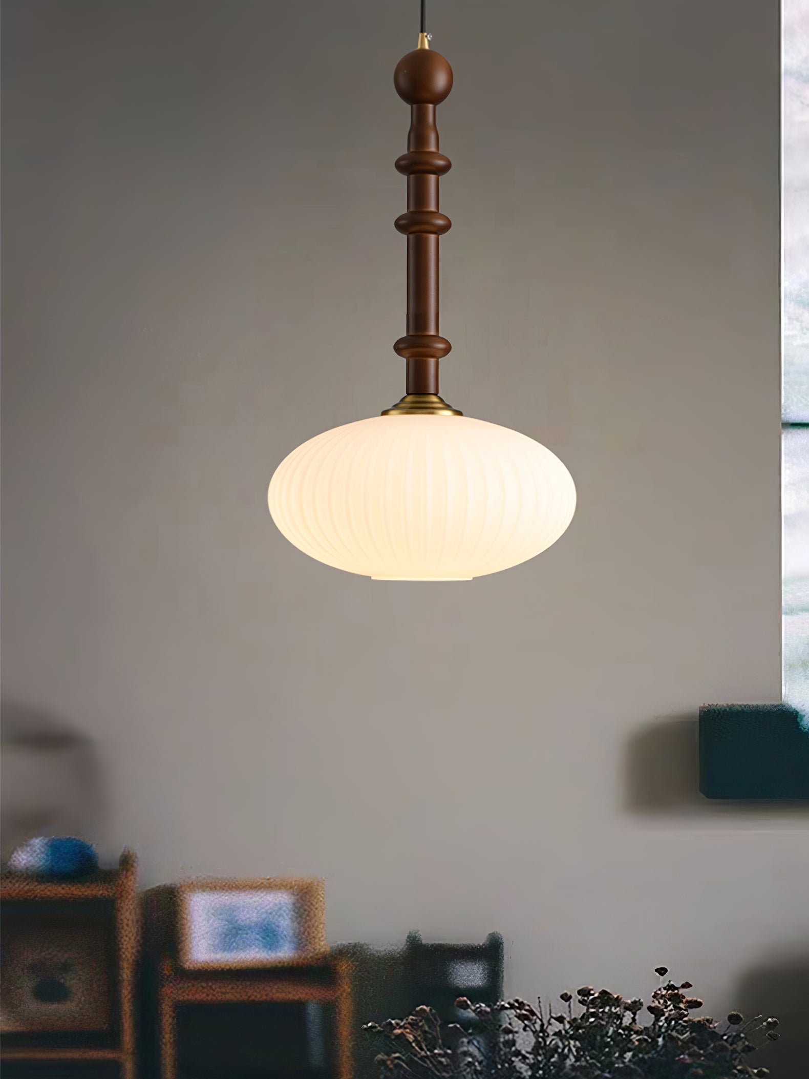 Edison Wood Pendant Light - Blowlighting