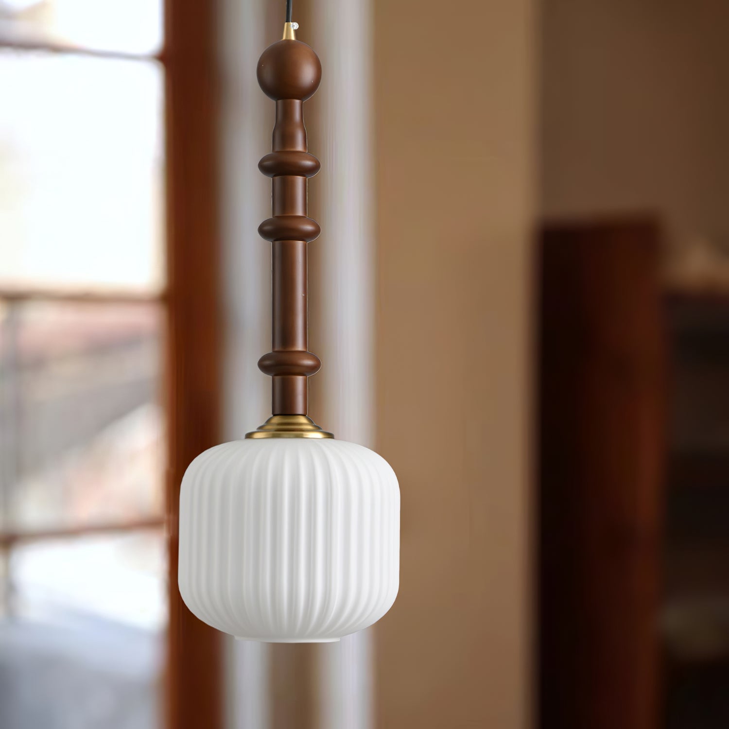 Edison Wood Pendant Light - Blowlighting