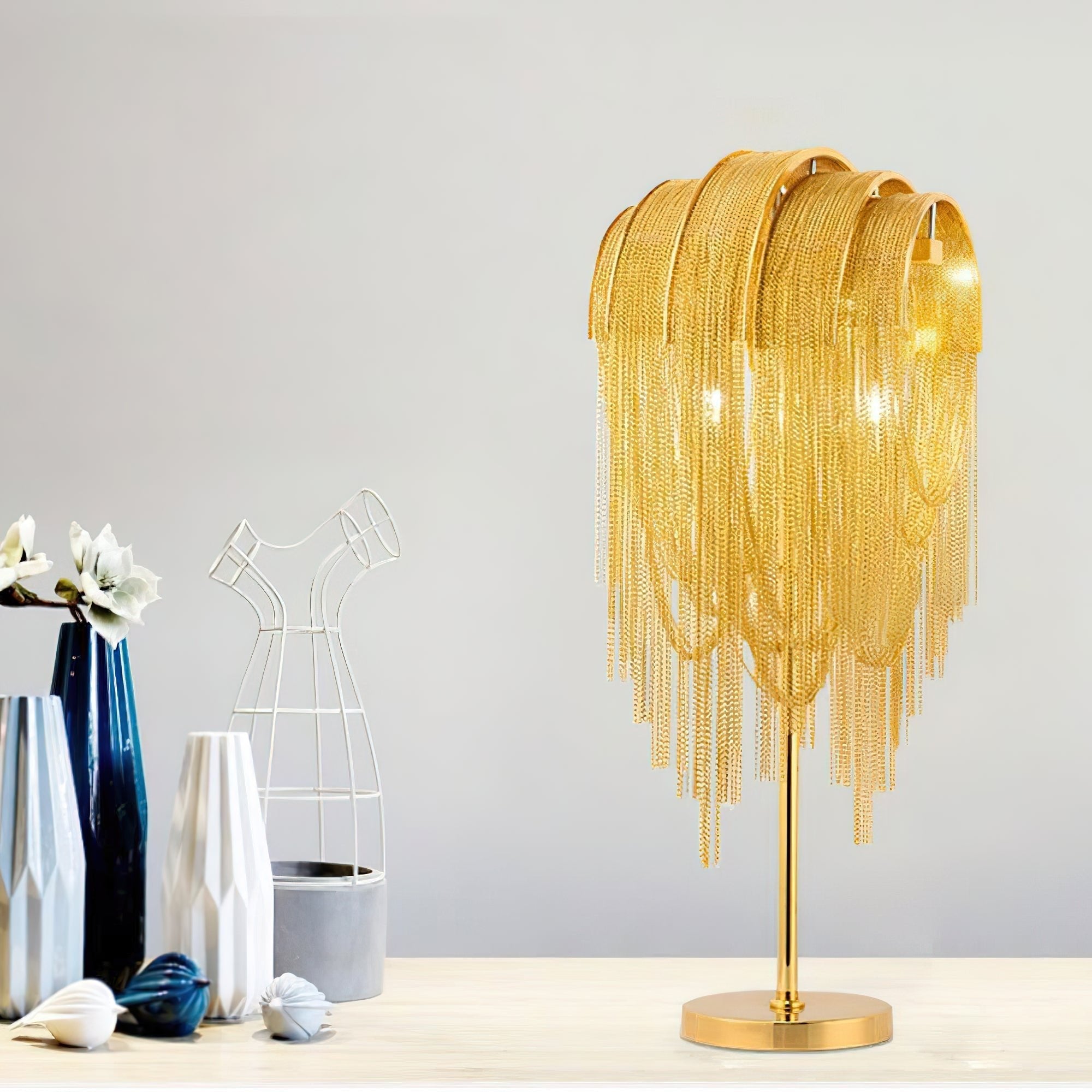 Chains Tassel Table Lamp - Blowlighting