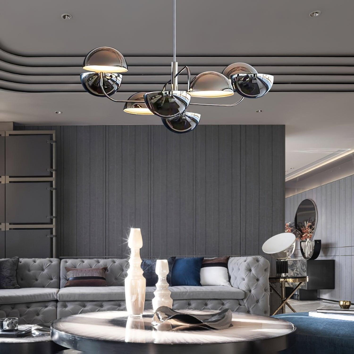 Declan Modern Metal Chandelier - Blowlighting