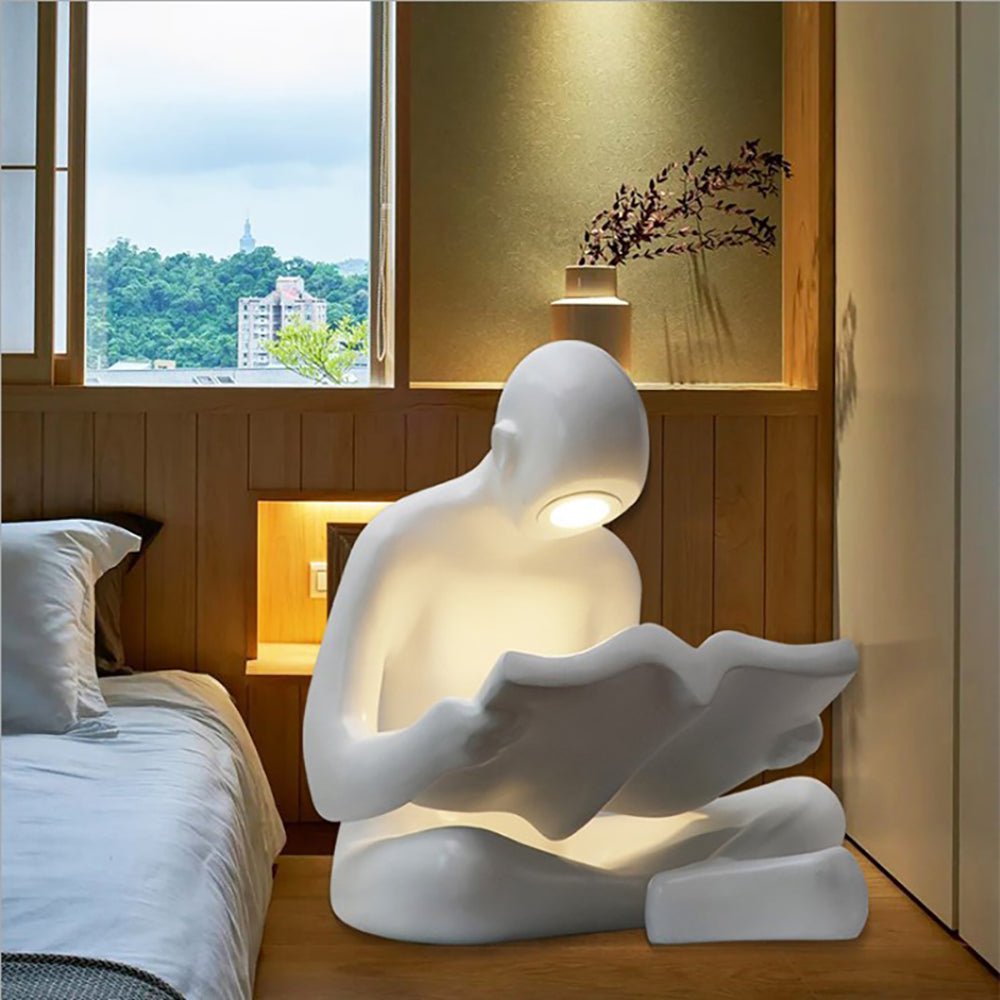 Ulvinion Reader Sculpture Table Lamp - Blowlighting