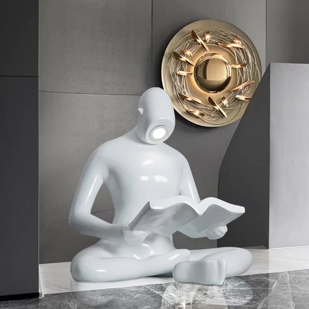 Ulvinion Reader Sculpture Table Lamp - Blowlighting