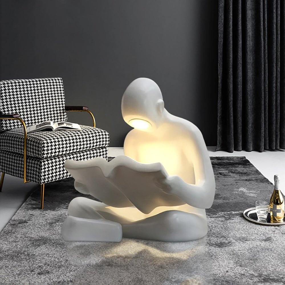 Ulvinion Reader Sculpture Table Lamp - Blowlighting