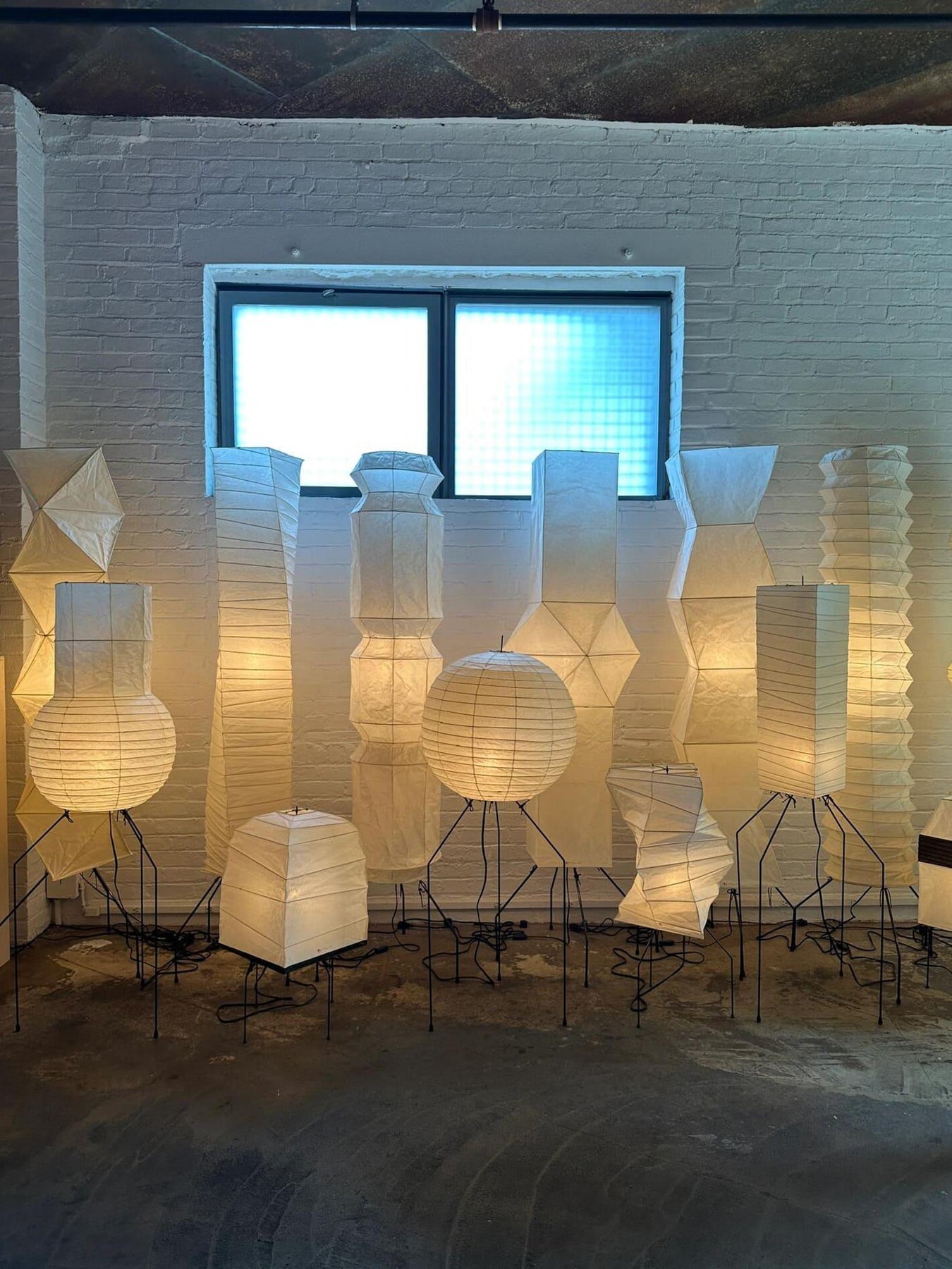 Ellipsa Rice Paper Lantern Floor Lamp - Blowlighting