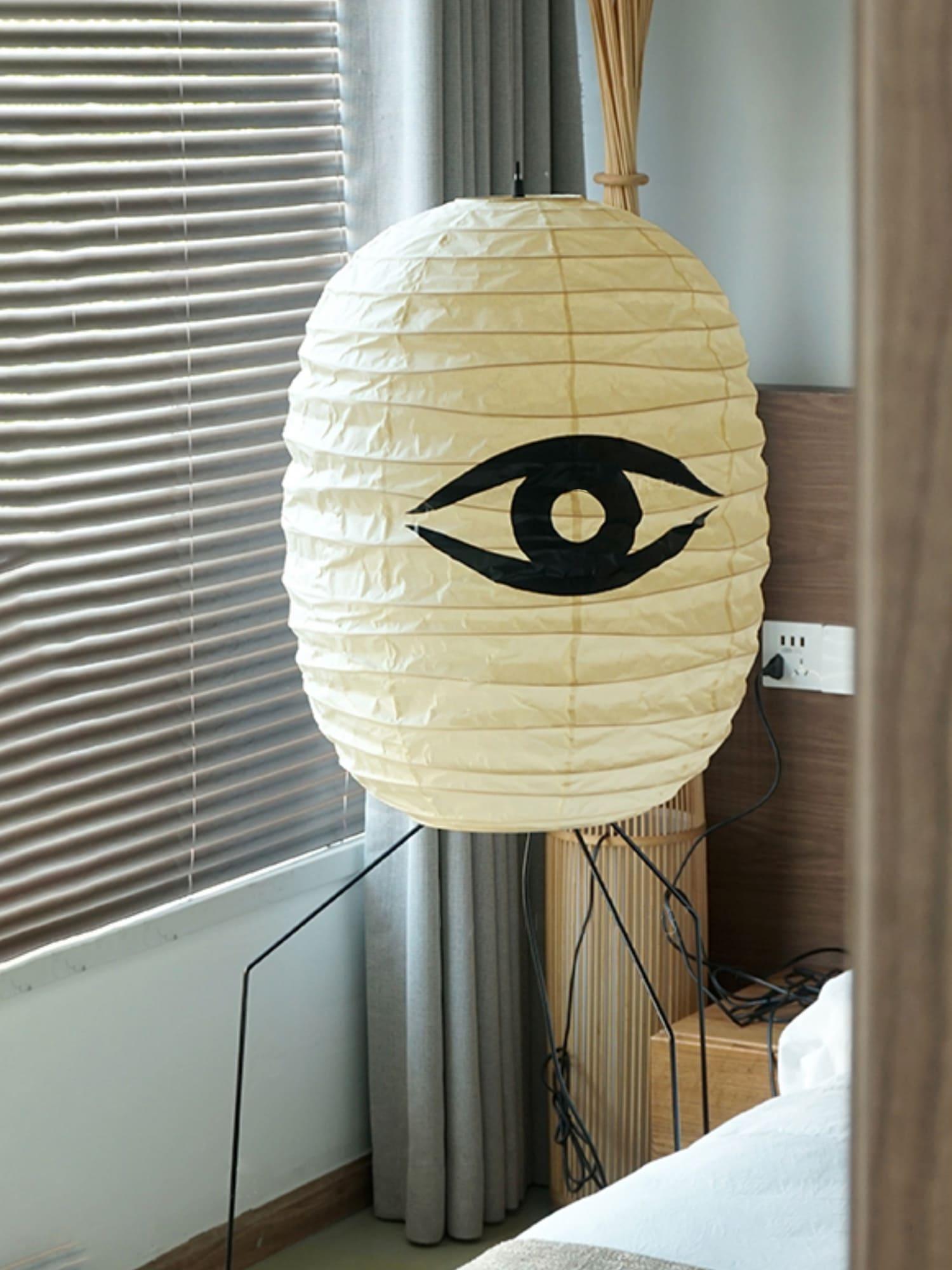 Ellipsa Rice Paper Lantern Floor Lamp - Blowlighting
