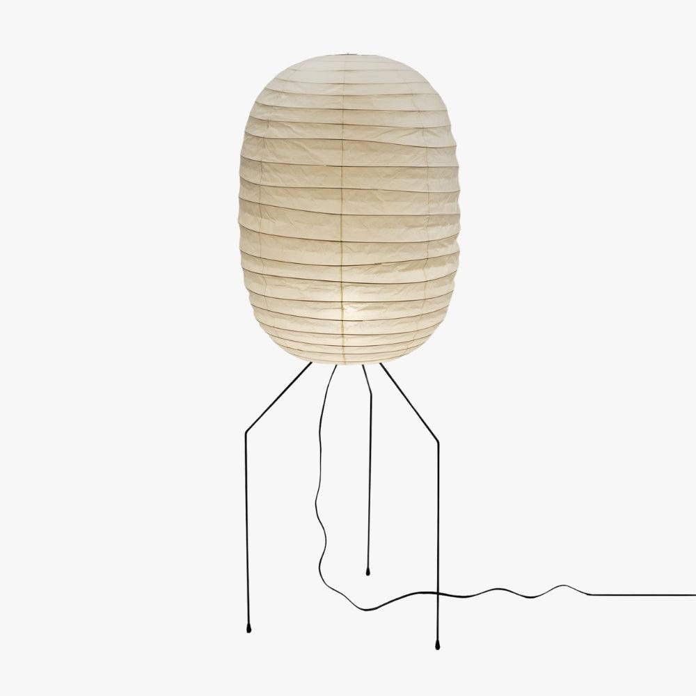 Ellipsa Rice Paper Lantern Floor Lamp - Blowlighting