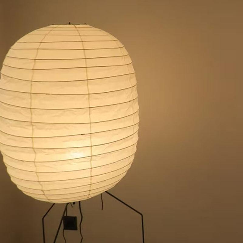 Ellipsa Rice Paper Lantern Floor Lamp - Blowlighting