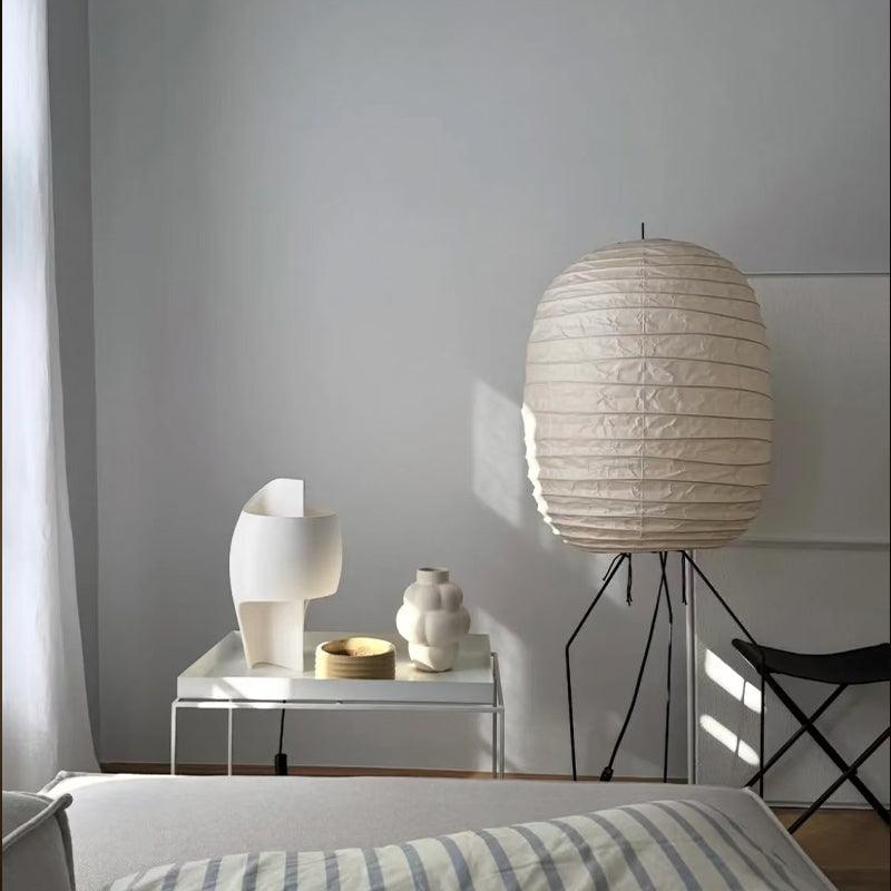 Ellipsa Rice Paper Lantern Floor Lamp - Blowlighting