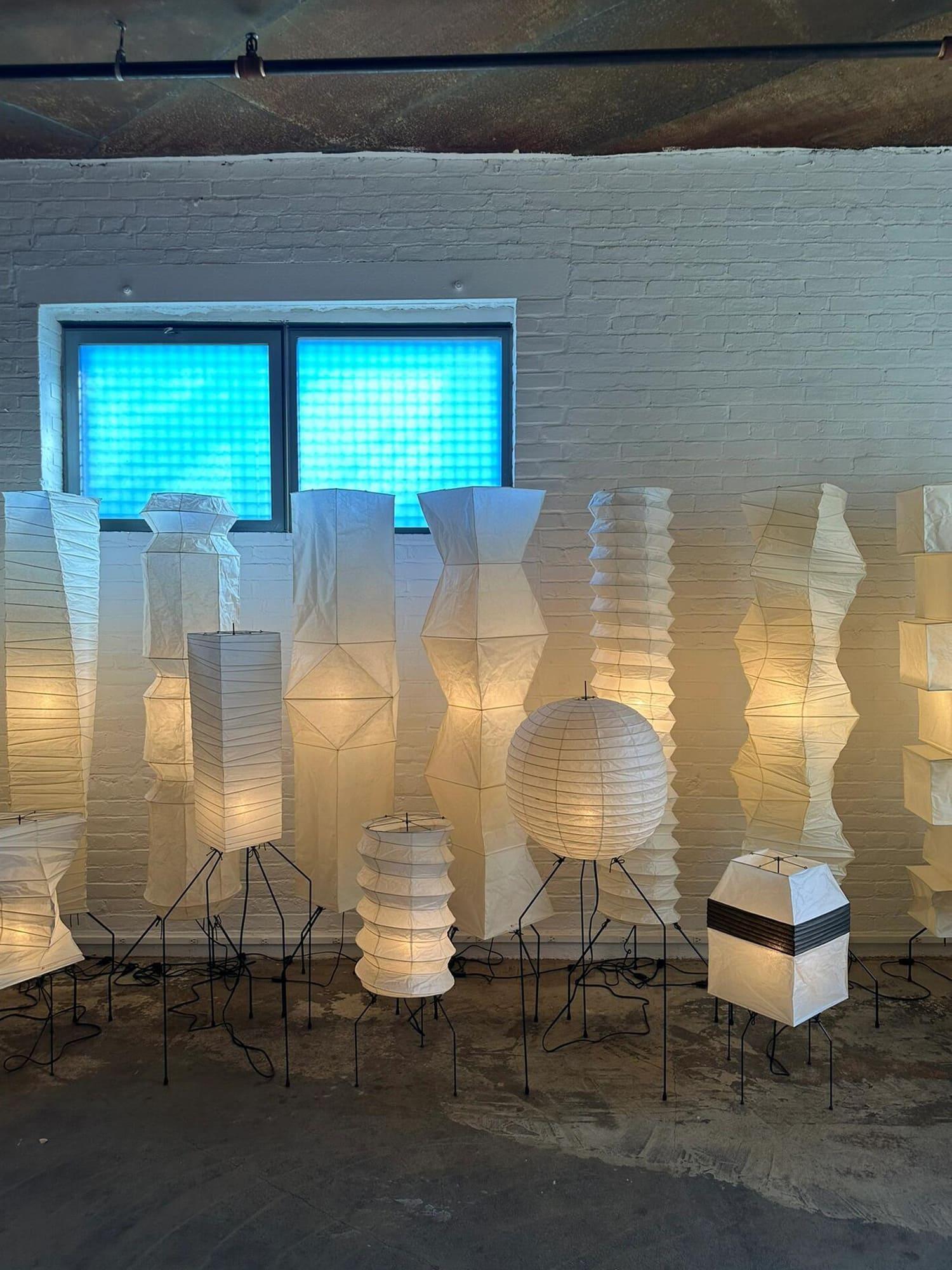 Ellipsa Rice Paper Lantern Floor Lamp - Blowlighting
