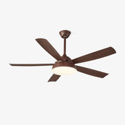 Orvino Wood Ceiling Fan Light - Blowlighting