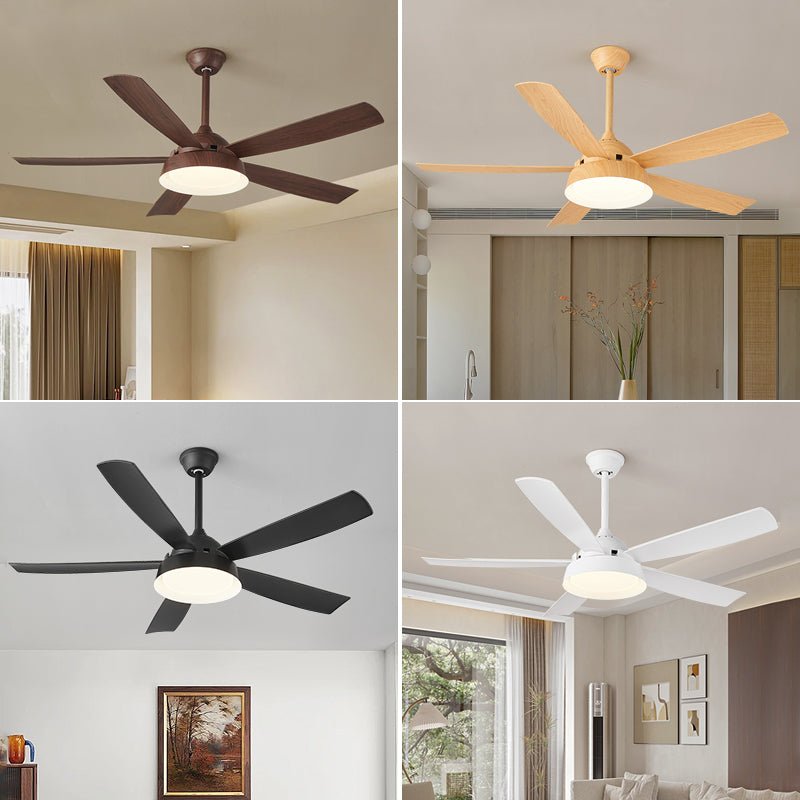 Orvino Wood Ceiling Fan Light - Blowlighting