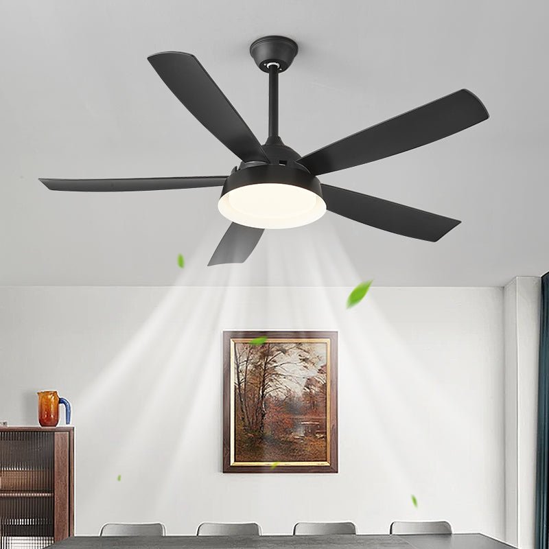 Orvino Wood Ceiling Fan Light - Blowlighting